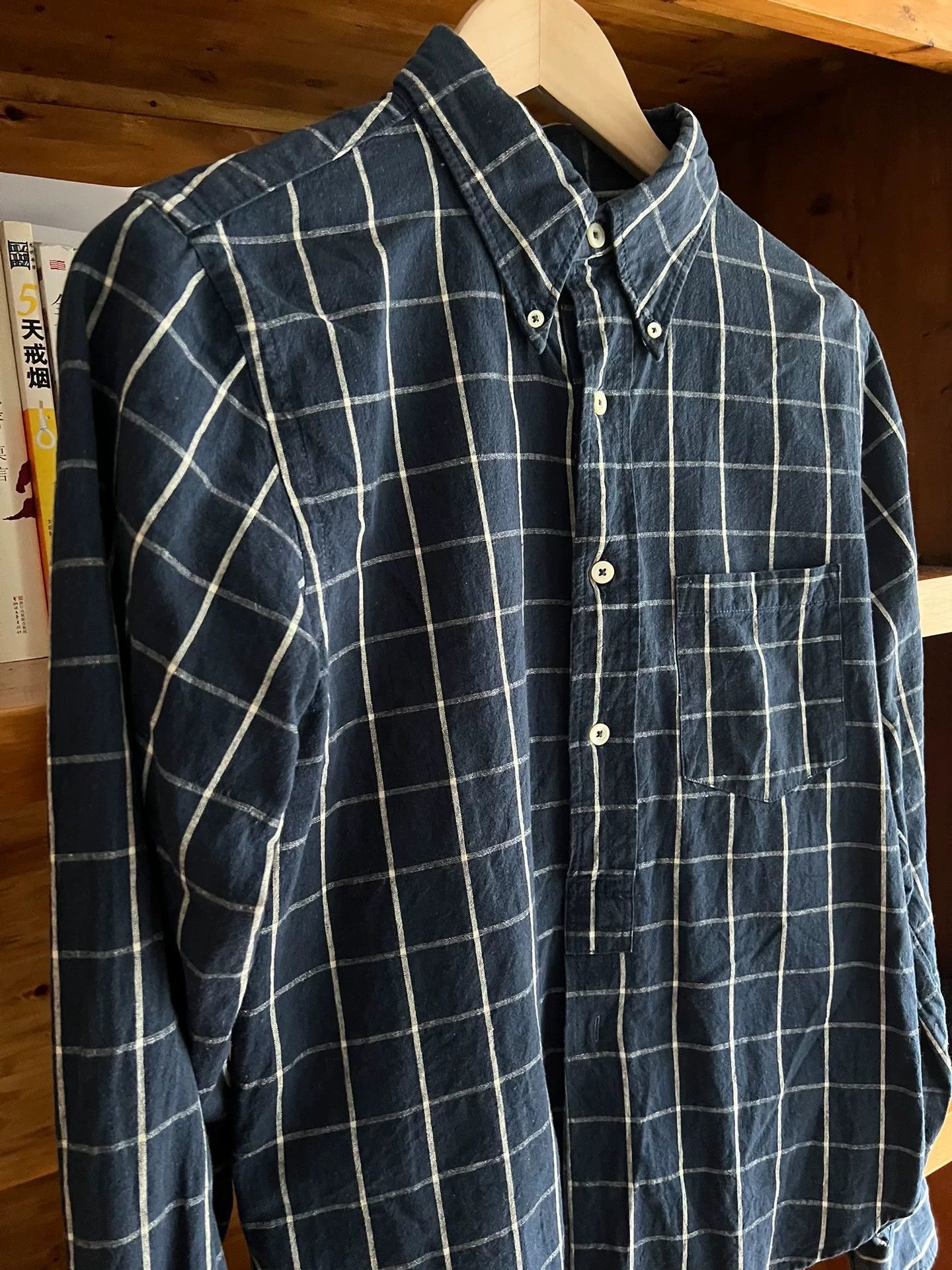 Freewheelers Freewheelers Indigo Plaid Linen Shirt Size US M / EU 48-50 / 2 - 2 Thumbnail