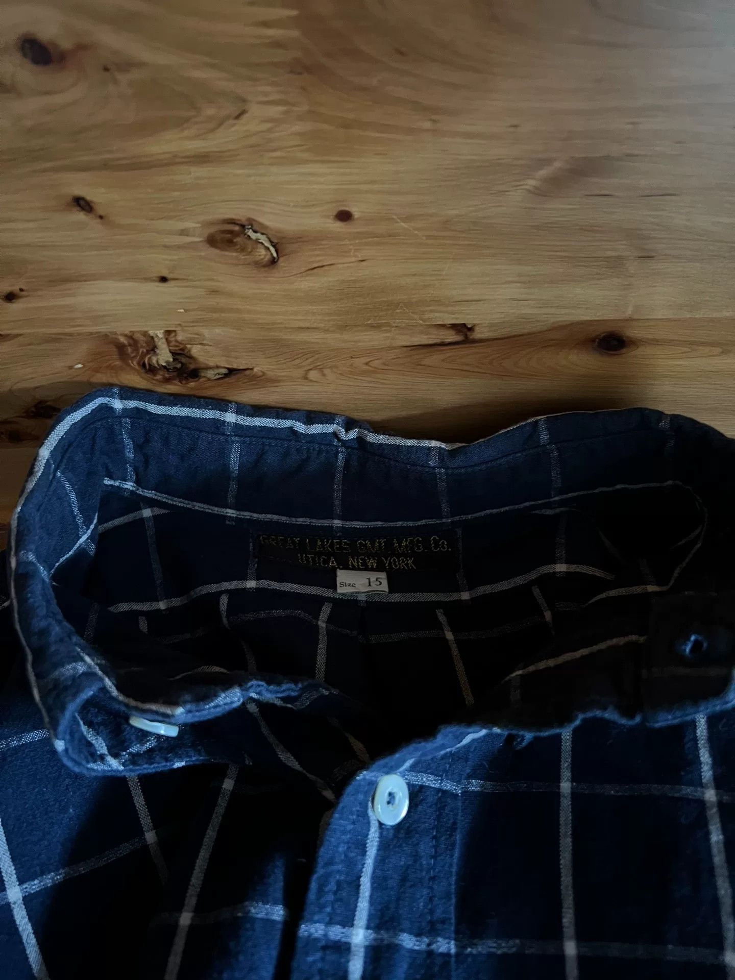 Freewheelers Freewheelers Indigo Plaid Linen Shirt Size US M / EU 48-50 / 2 - 9 Thumbnail