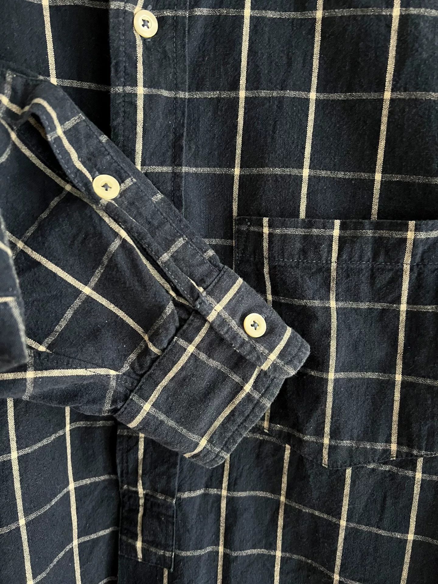 Freewheelers Freewheelers Indigo Plaid Linen Shirt Size US M / EU 48-50 / 2 - 4 Thumbnail