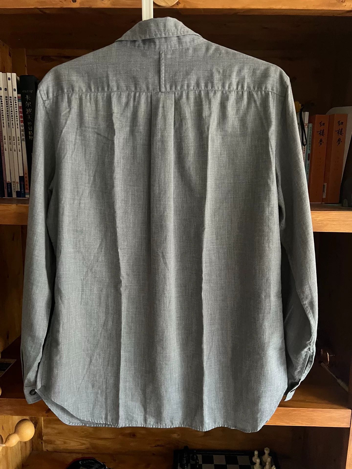 Margaret Howell Margaret Howell Gray Horn Button Work Shirt Size US M / EU 48-50 / 2 - 7 Thumbnail