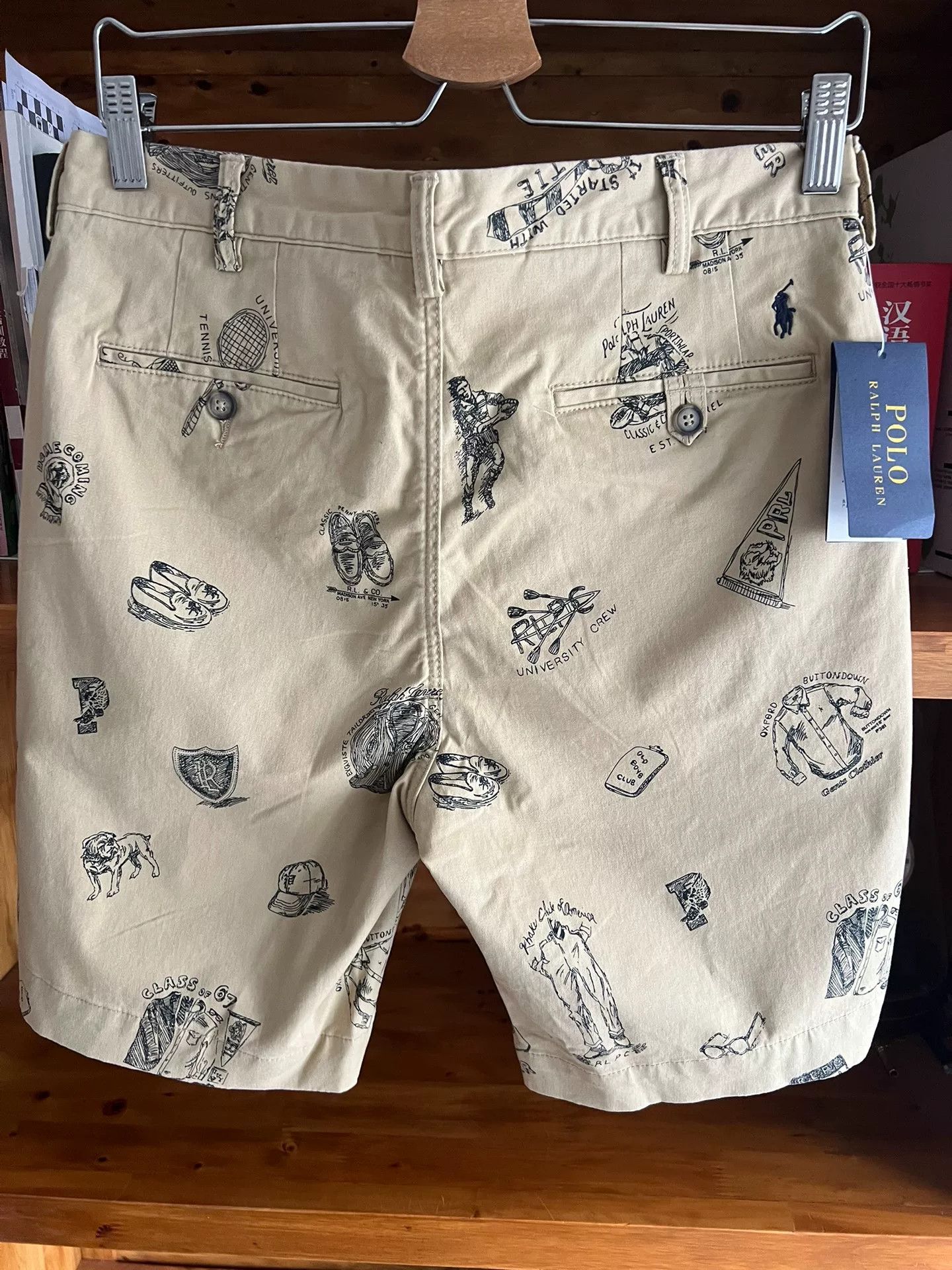 Polo Ralph Lauren Polo Ralph Lauren All-Over Print Cargo Shorts Size US 30 / EU 46 - 7 Thumbnail
