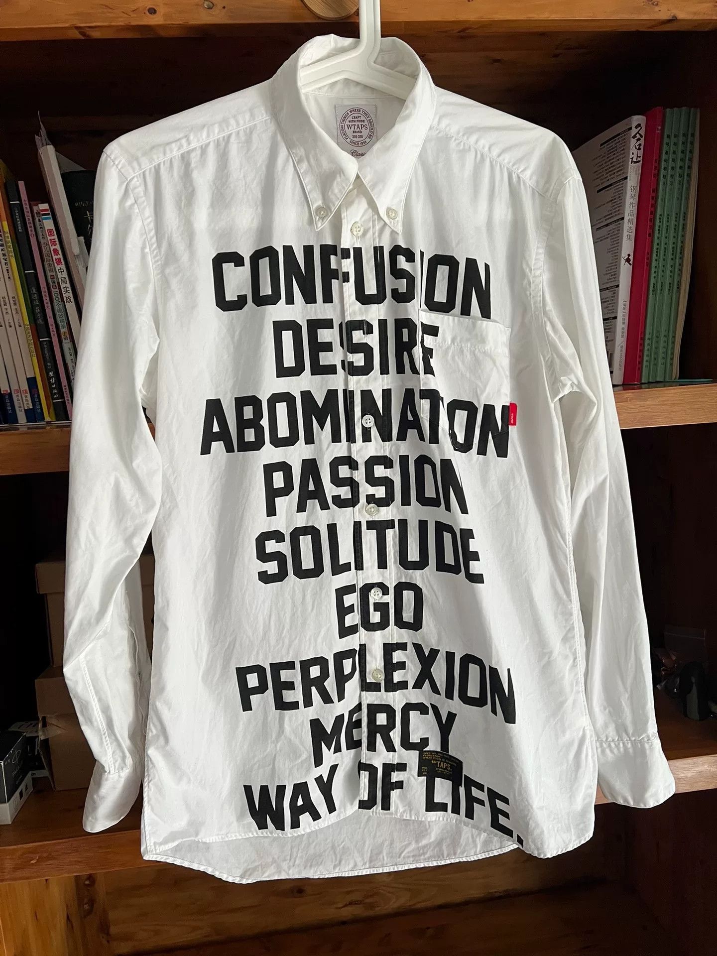 Wtaps WTAPS 15AW White Letter Shirt Size US S / EU 44-46 / 1 - 2 Thumbnail