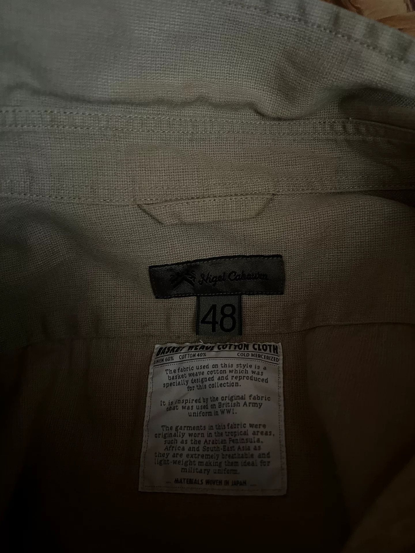 Nigel Cabourn Nigel Cabourn Jungle Short Sleeve Utility Shirt Size US M / EU 48-50 / 2 - 8 Thumbnail