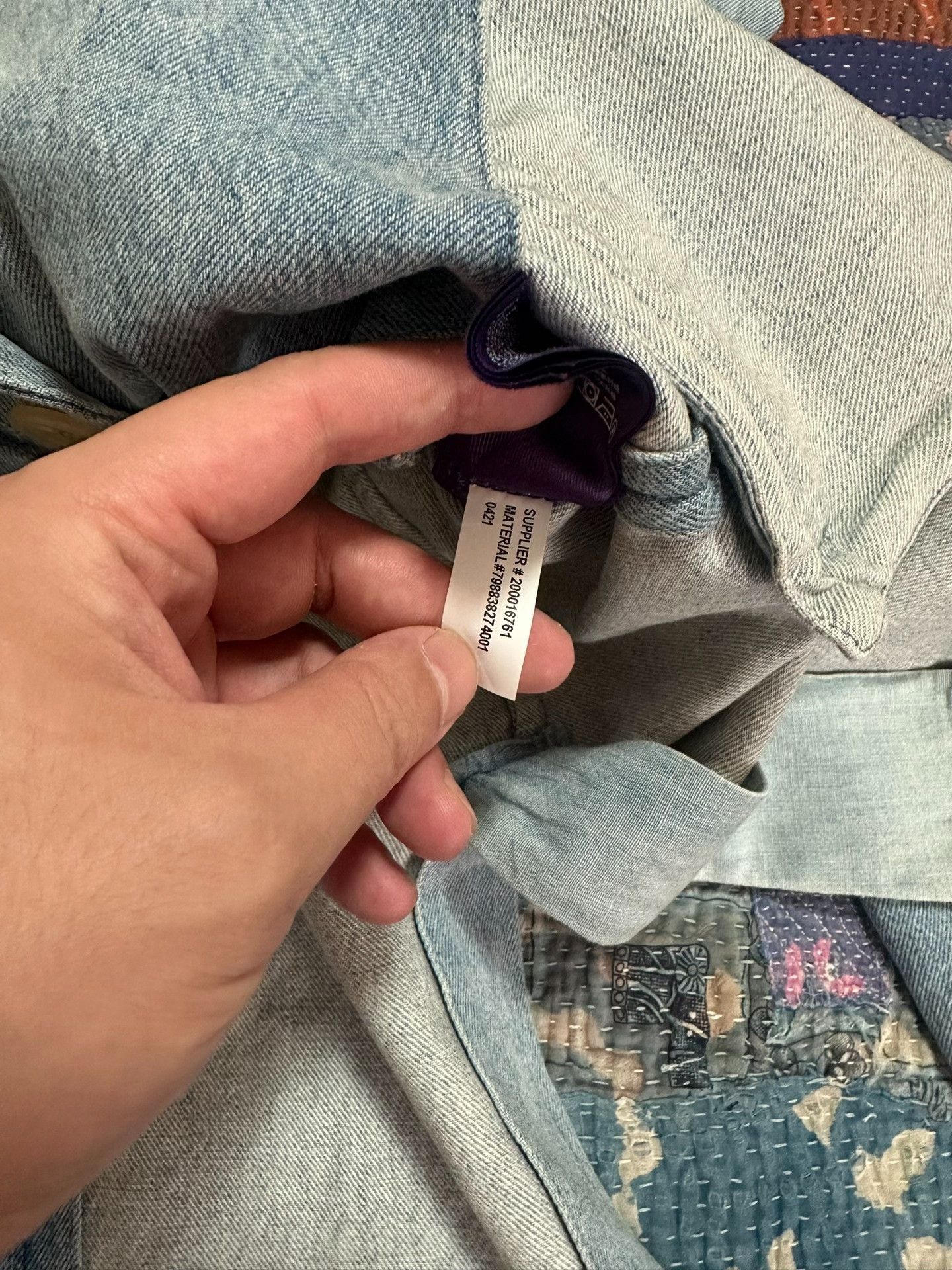 Ralph Lauren Purple Label Ralph Lauren Purple Label Distressed Denim Double-Breasted Suit Size US XS / EU 42 / 0 - 6 Thumbnail