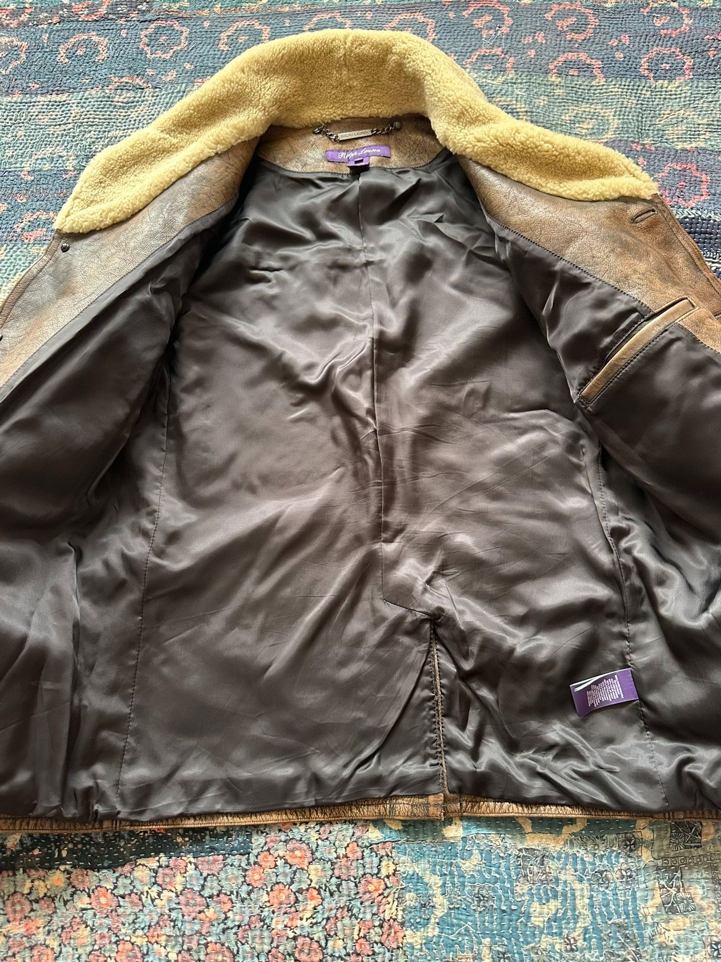 Ralph Lauren Purple Label Ralph Lauren RRL Purple Label Leather Jacket Size US M / EU 48-50 / 2 - 5 Thumbnail