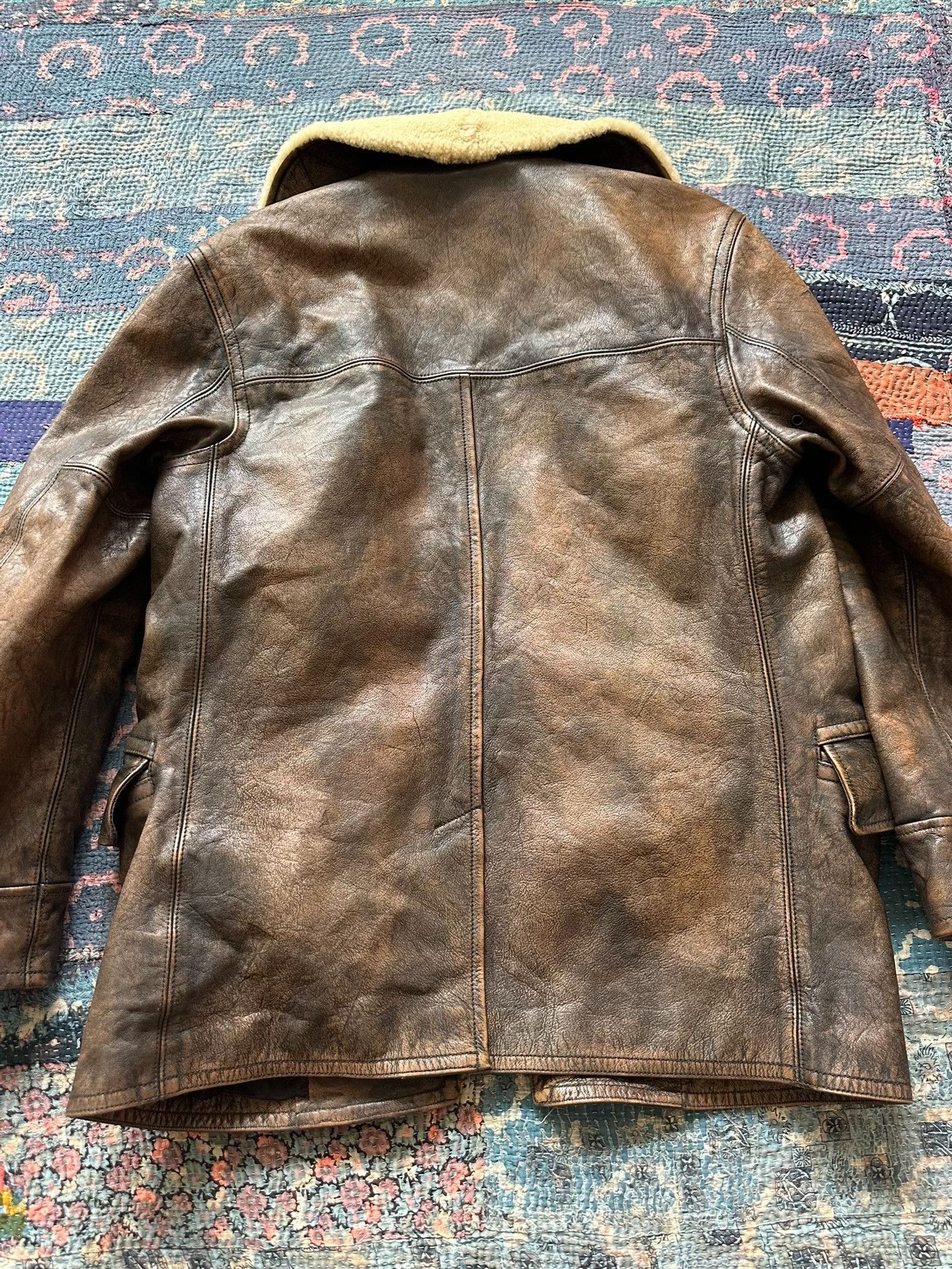 Ralph Lauren Purple Label Ralph Lauren RRL Purple Label Leather Jacket Size US M / EU 48-50 / 2 - 2 Thumbnail
