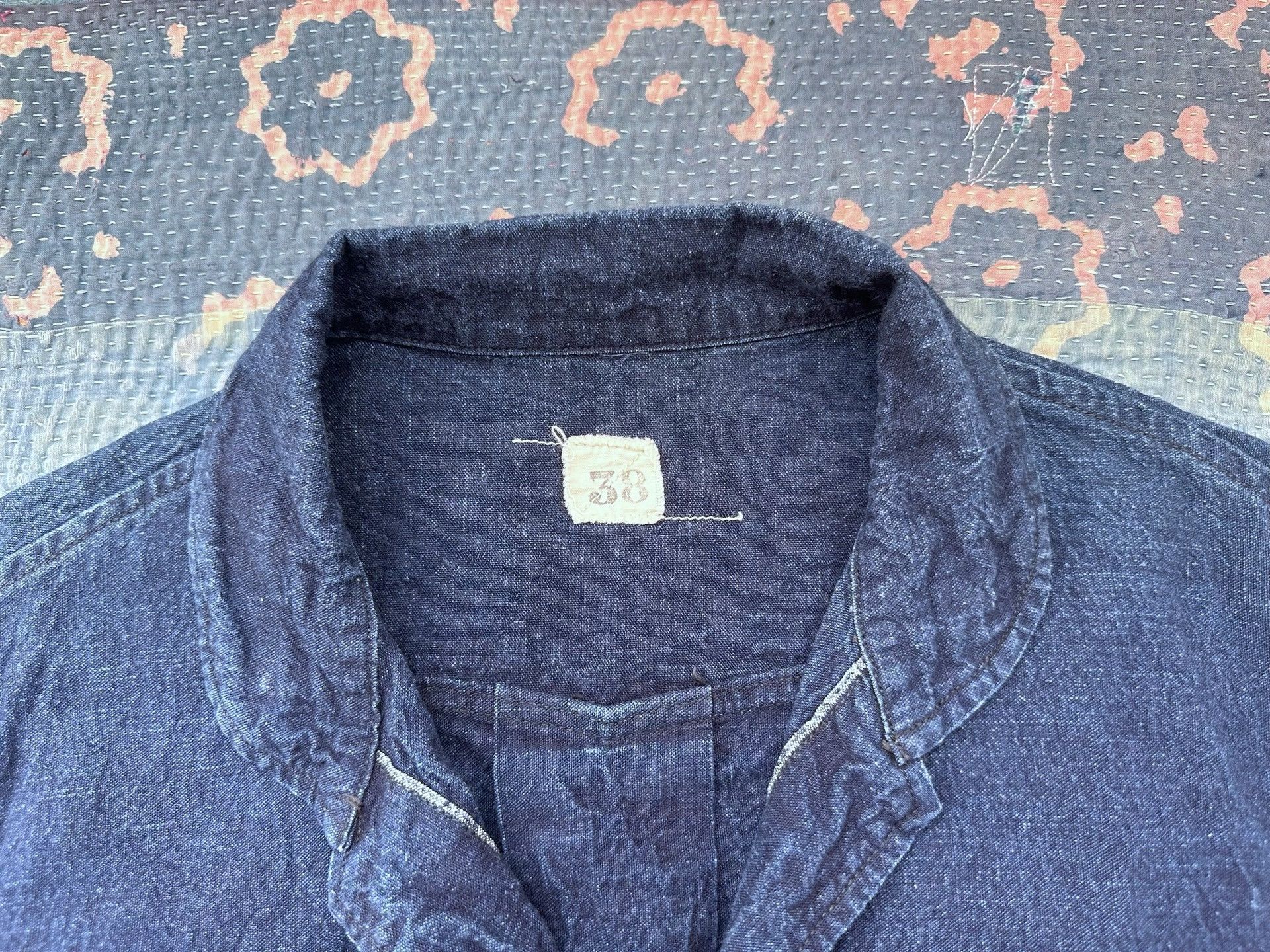 Mister Freedom Mister Freedom Indigo Leather Patchwork Jacket Size US M / EU 48-50 / 2 - 3 Thumbnail