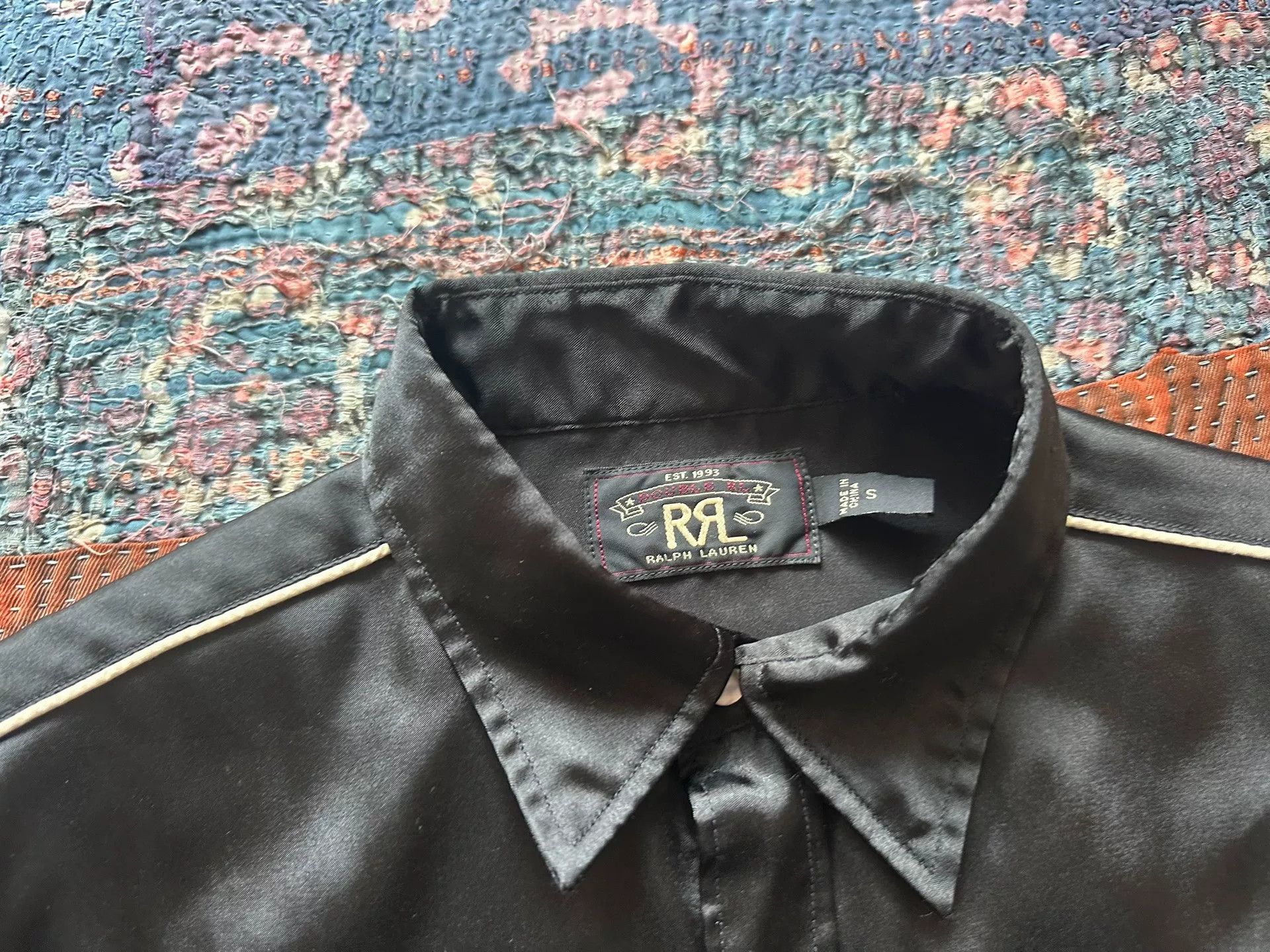 RRL Ralph Lauren RRL Bull Head Embroidery Western Shirt Size US S / EU 44-46 / 1 - 3 Thumbnail