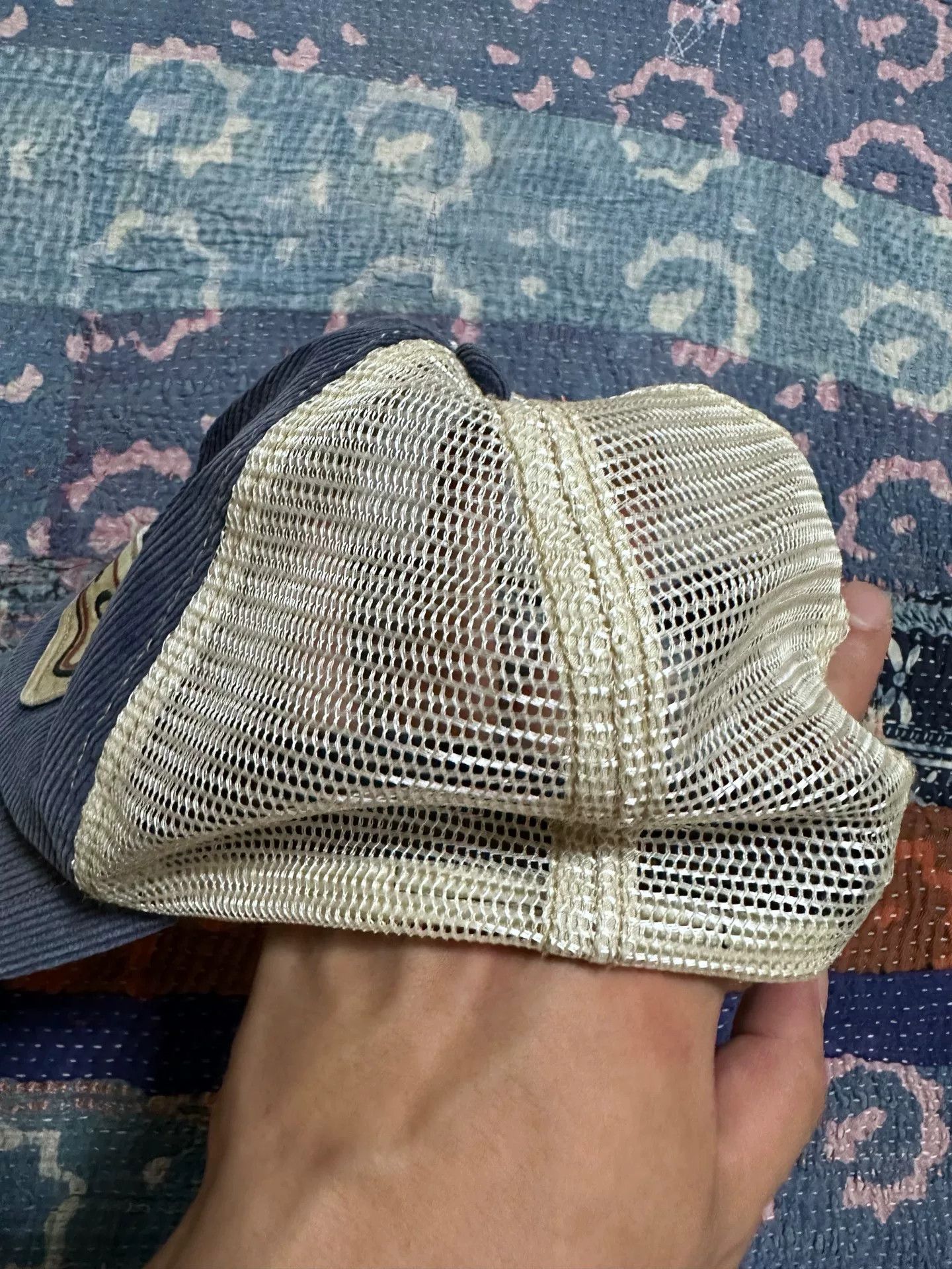 RRL Ralph Lauren RRL Indigo Dyed Corduroy Trucker Cap Size ONE SIZE - 5 Thumbnail
