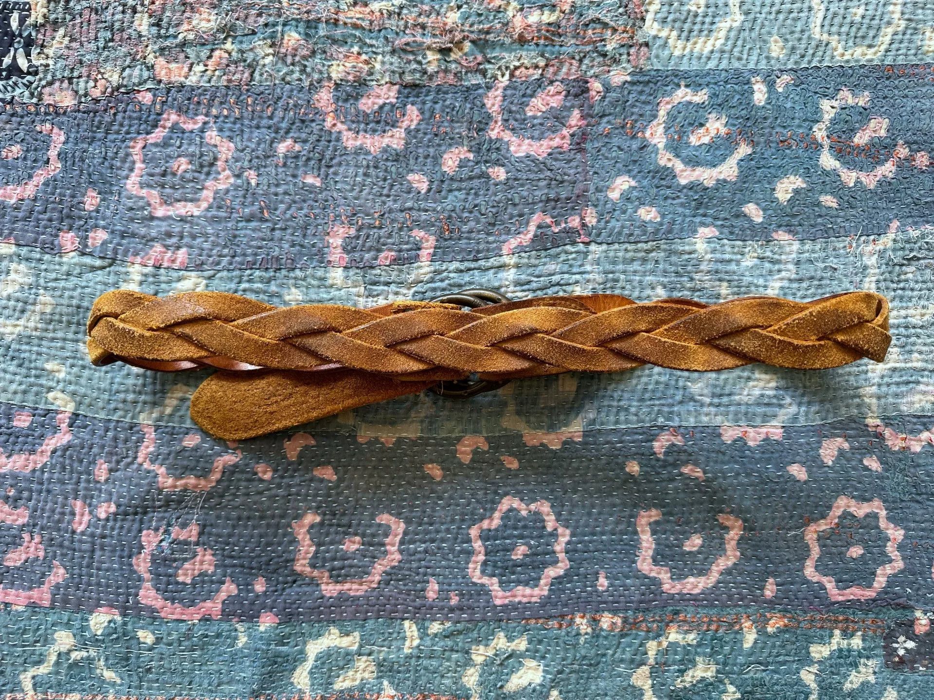 RRL Ralph Lauren RRL Woven Double Ring Italian Belt Size ONE SIZE - 2 Thumbnail