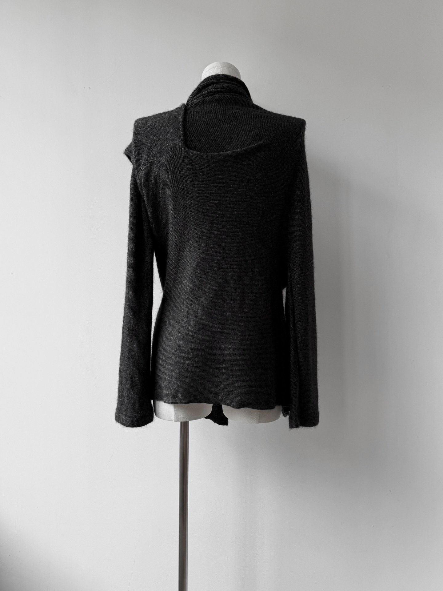 Yohji Yamamoto Yohji Yamamoto Y's Wool Asymmetric Cardigan Size M / US 6-8 / IT 42-44 - 7 Thumbnail