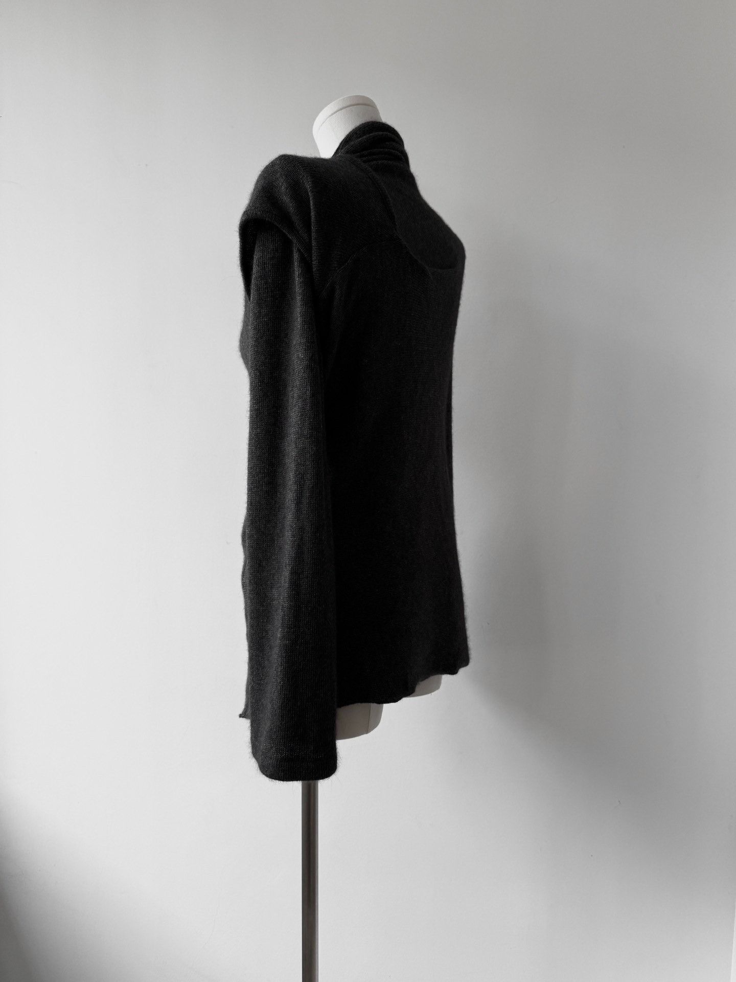 Yohji Yamamoto Yohji Yamamoto Y's Wool Asymmetric Cardigan Size M / US 6-8 / IT 42-44 - 8 Thumbnail