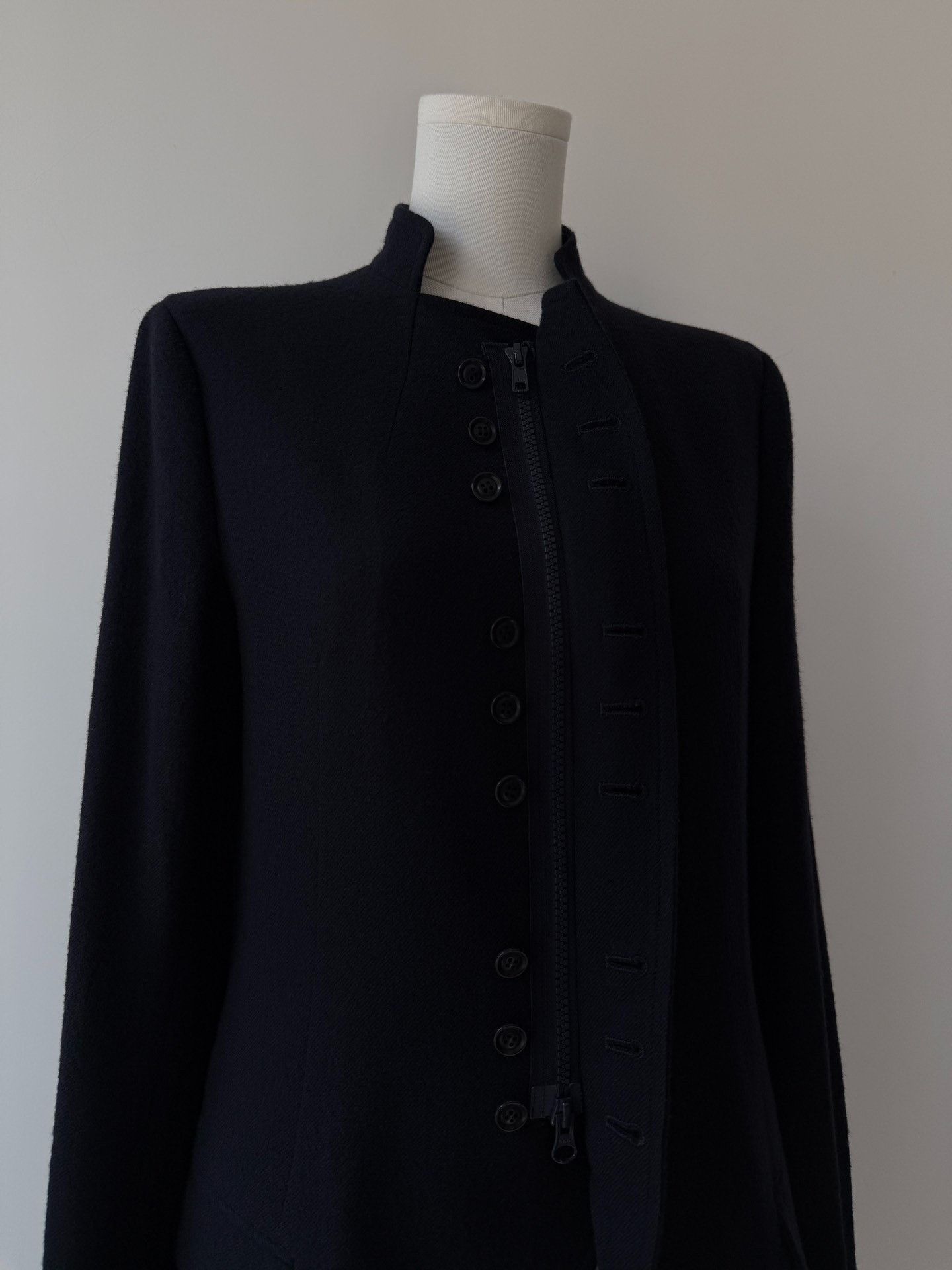 Yohji Yamamoto Yohji Yamamoto Y's 23AW Buttoned Coat Size US M / EU 48-50 / 2 - 3 Thumbnail