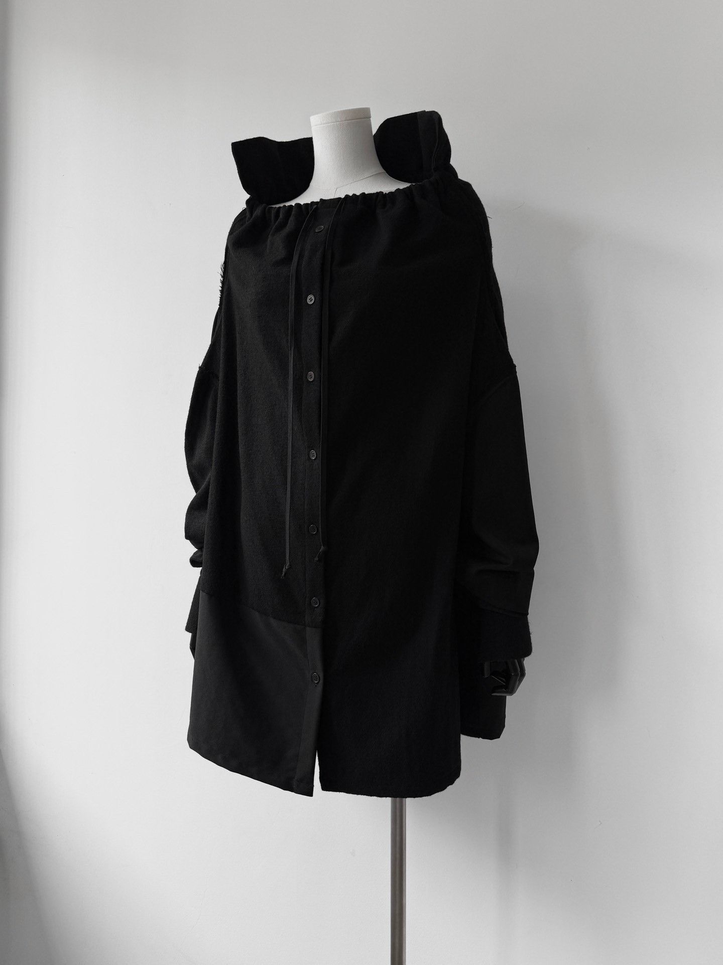 Yohji Yamamoto Yohji Yamamoto Regulation 25AW Wizard Cloak Size US M / EU 48-50 / 2 - 3 Thumbnail