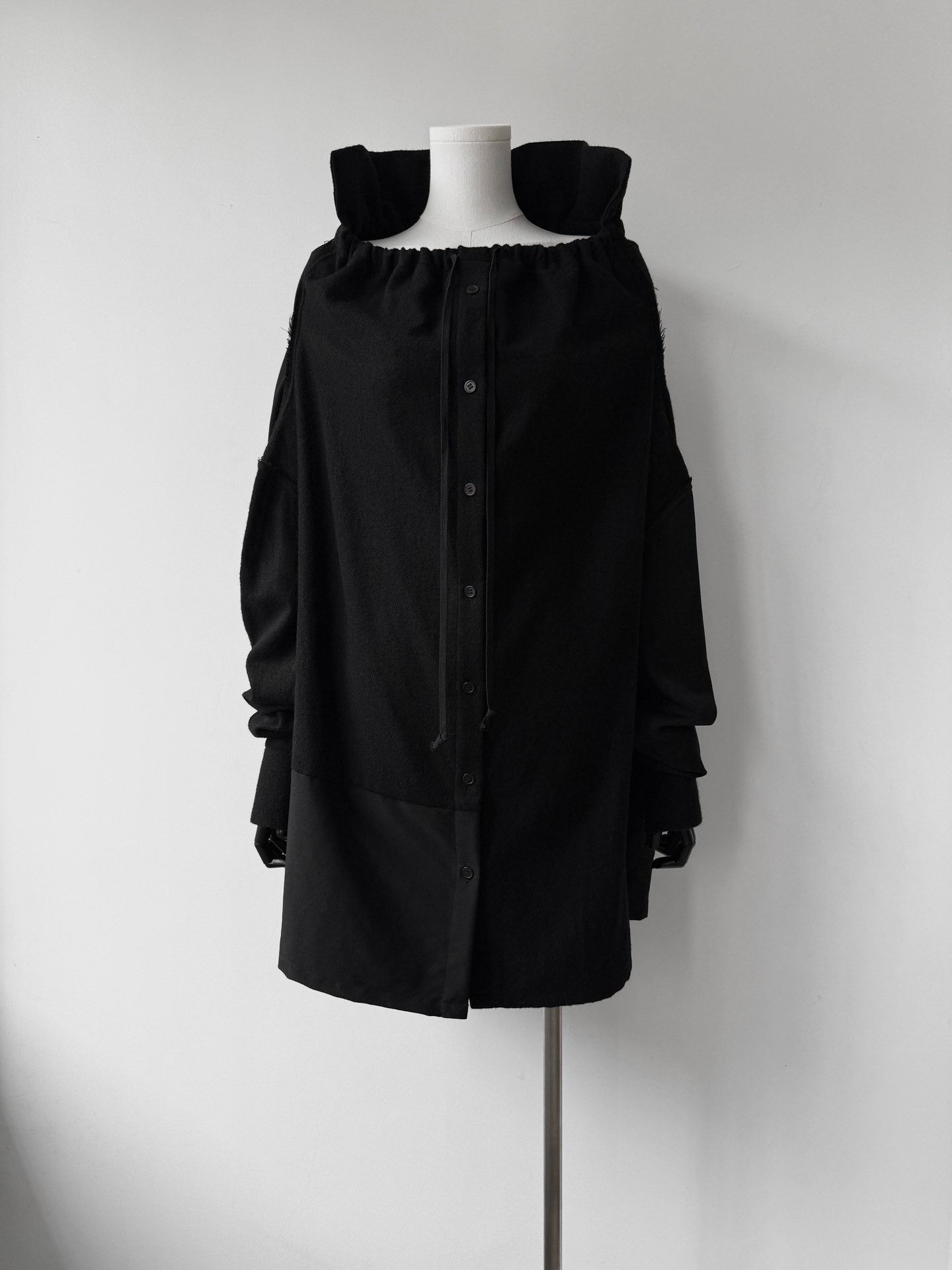 Yohji Yamamoto Yohji Yamamoto Regulation 25AW Wizard Cloak Size US M / EU 48-50 / 2 - 2 Thumbnail