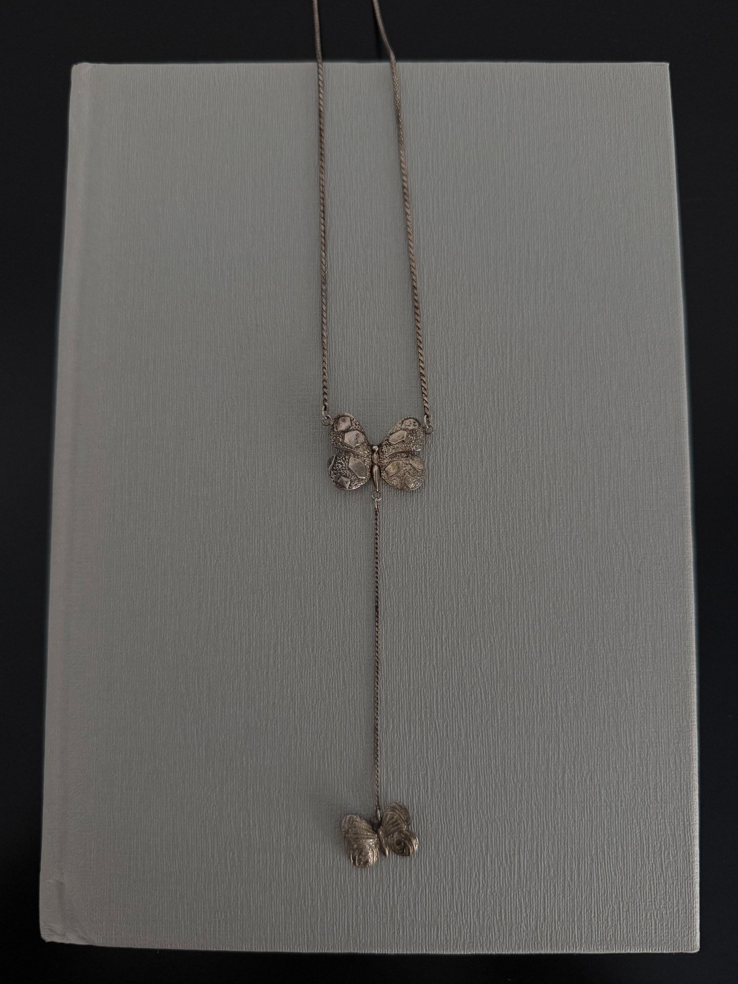 Jean Paul Gaultier Jean Paul Gaultier Double Butterfly Necklace Size ONE SIZE - 4 Thumbnail