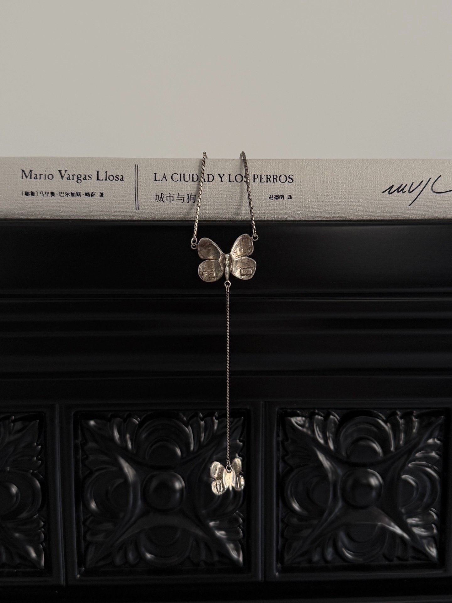 Jean Paul Gaultier Jean Paul Gaultier Double Butterfly Necklace Size ONE SIZE - 3 Thumbnail