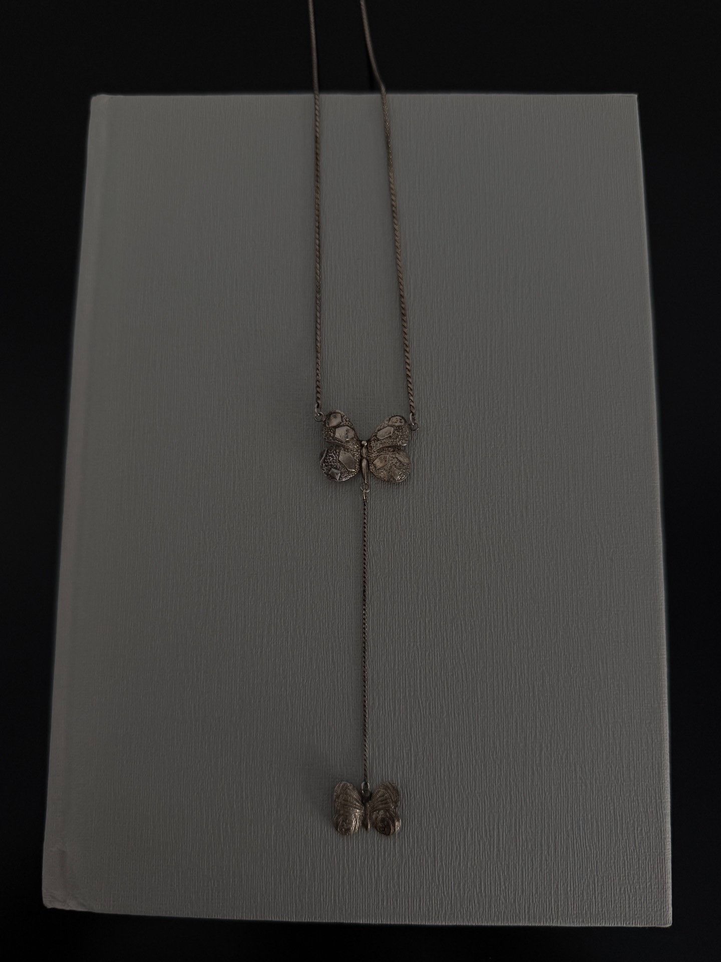 Jean Paul Gaultier Jean Paul Gaultier Double Butterfly Necklace Size ONE SIZE - 5 Thumbnail