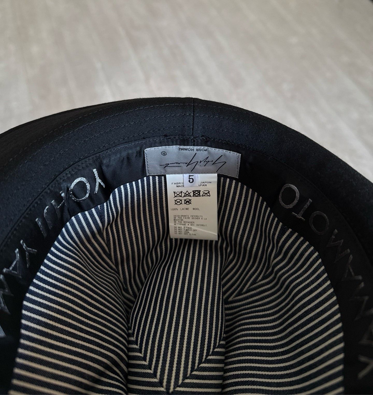 Yohji Yamamoto Yohji Yamamoto Pour Homme 20SS Cavalry Hat Size ONE SIZE - 6 Thumbnail