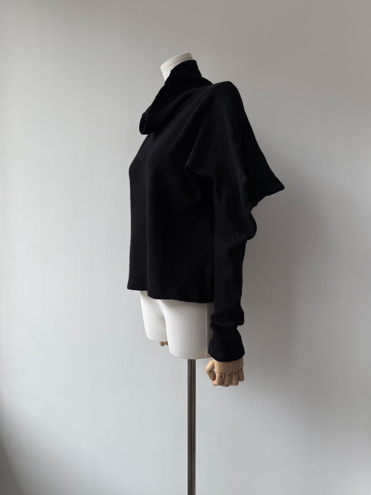 Limi Feu Yohji Yamamoto Limi Feu 22AW Asymmetric Collar Top Size M / US 6-8 / IT 42-44 - 4 Thumbnail