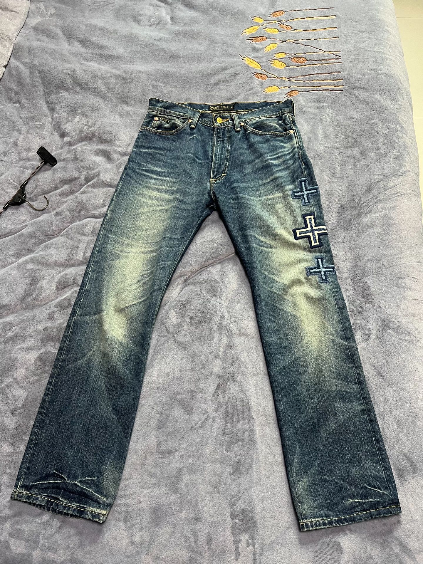 Polo Ralph Lauren Polo Ralph Lauren Laser Washed Jeans Size US 29 - 2 Thumbnail