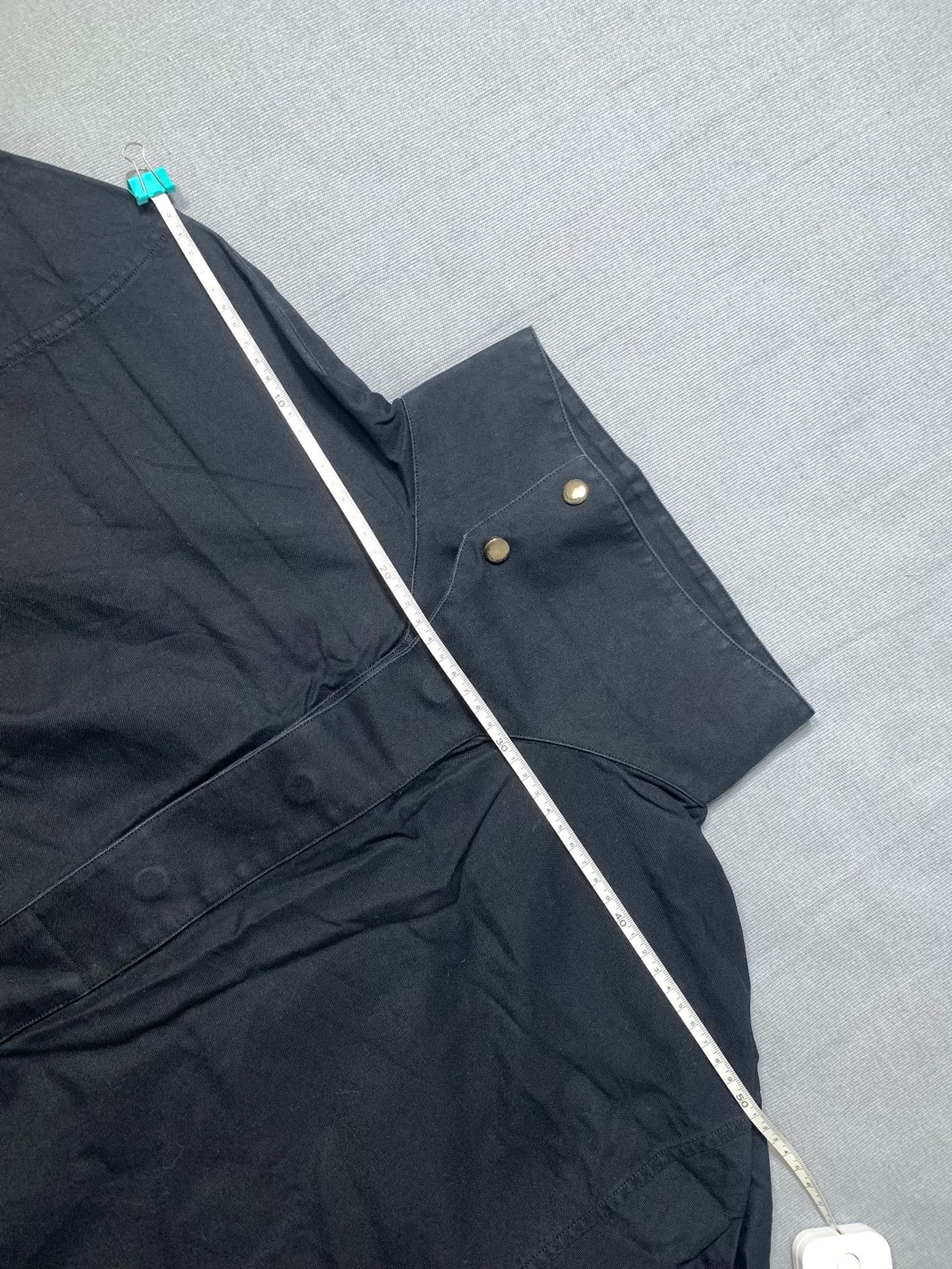 Givenchy Givenchy Black Label Button Turtleneck Shirt Size US M / EU 48-50 / 2 - 7 Thumbnail