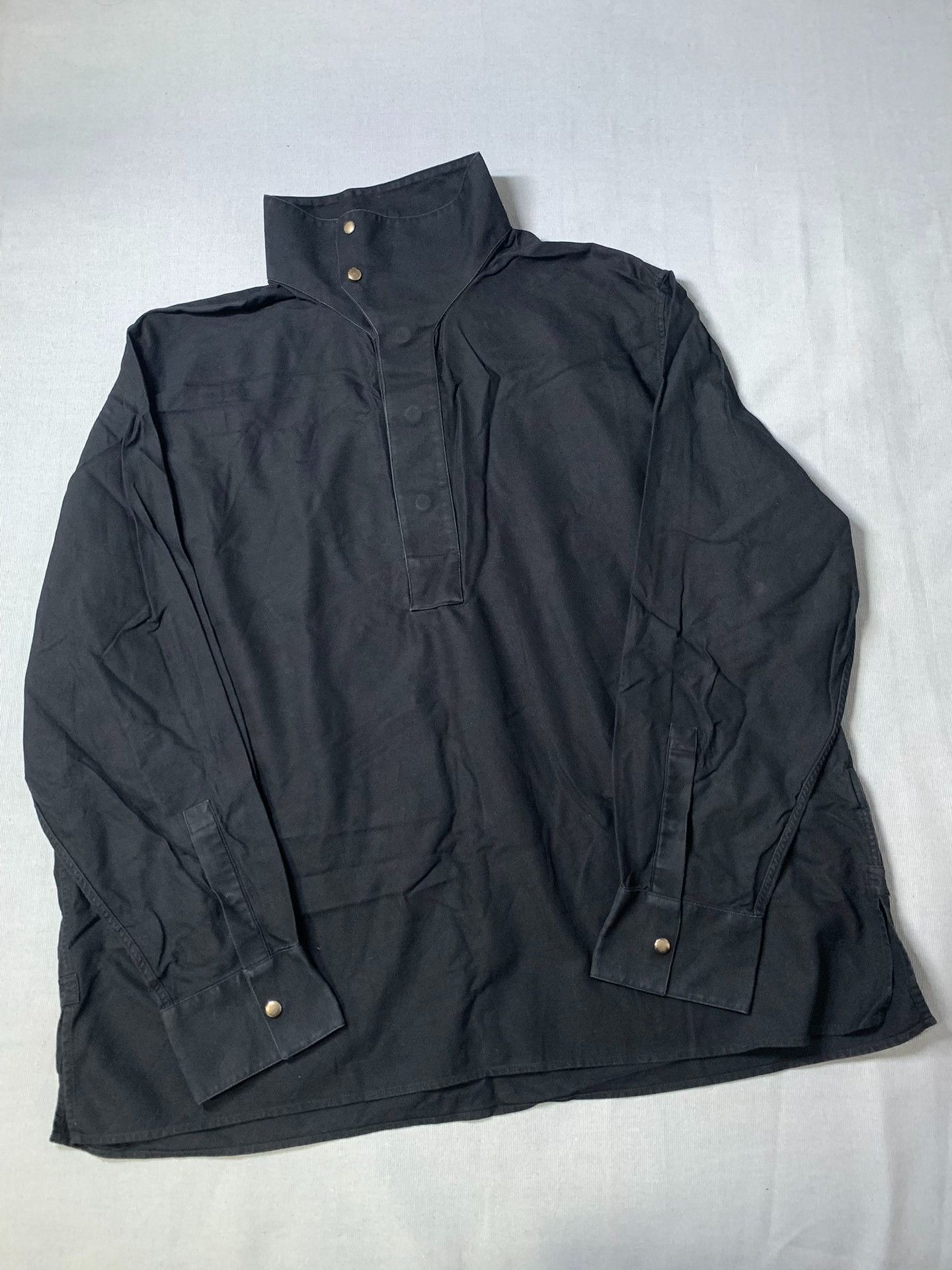Givenchy Givenchy Black Label Button Turtleneck Shirt Size US M / EU 48-50 / 2 - 2 Thumbnail
