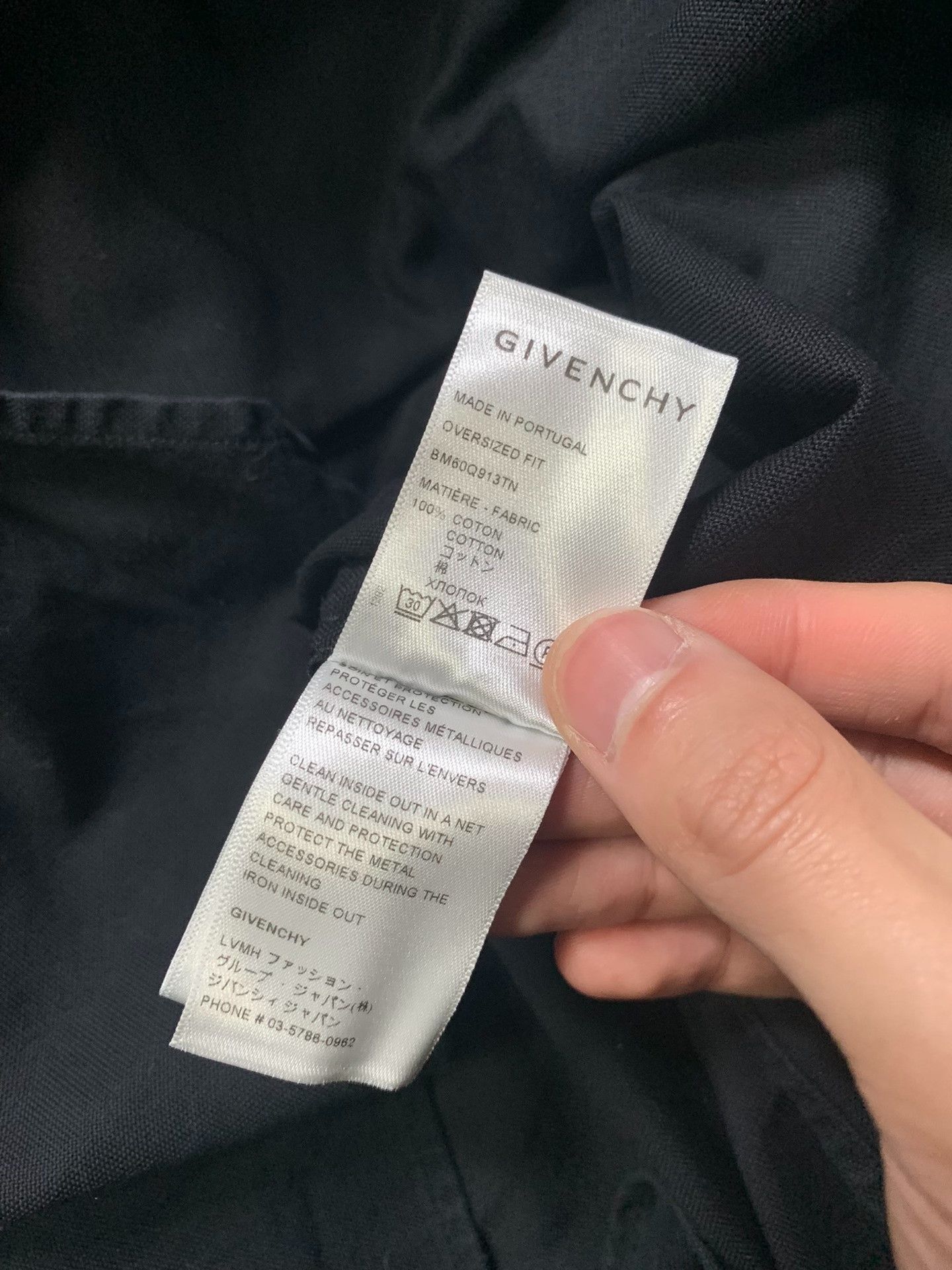 Givenchy Givenchy Black Label Button Turtleneck Shirt Size US M / EU 48-50 / 2 - 6 Thumbnail