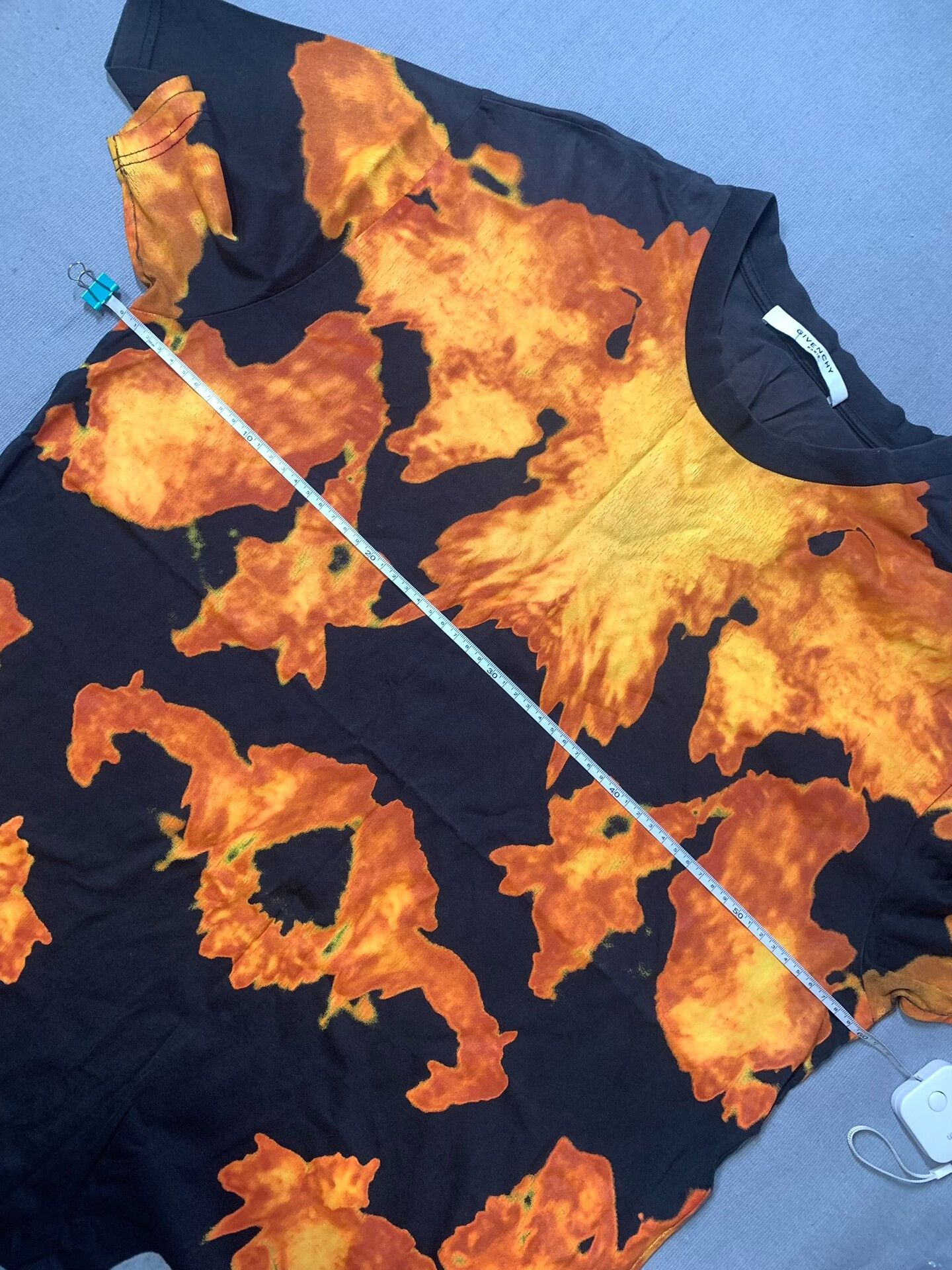 Givenchy Givenchy Flame Print Short Sleeve Size US S / EU 44-46 / 1 - 6 Thumbnail