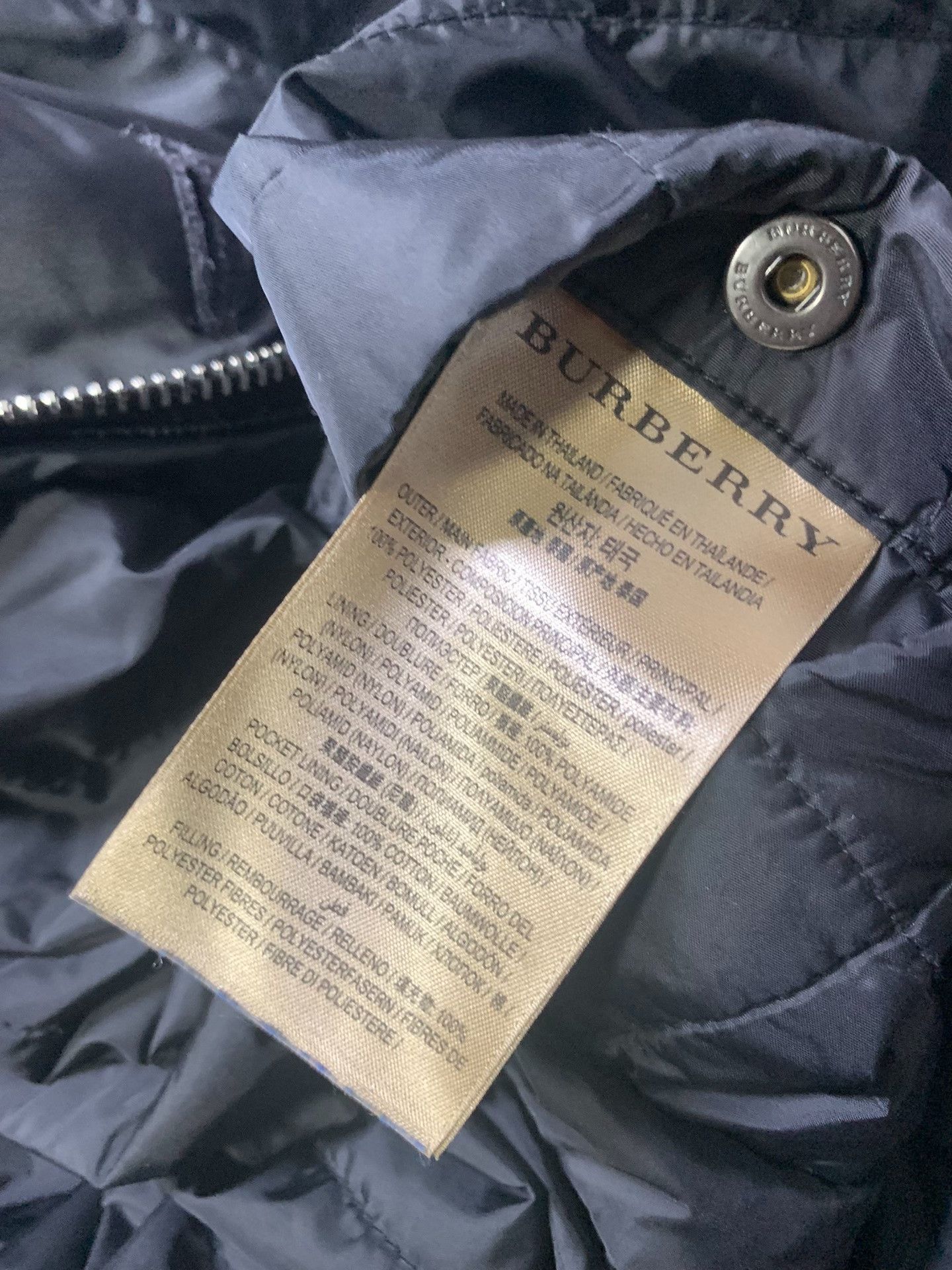 Burberry Burberry Metallic Nylon Long Fishtail Parka Size US M / EU 48-50 / 2 - 5 Thumbnail