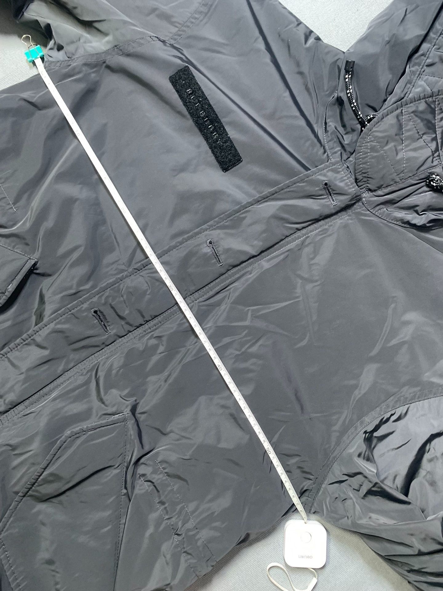 Burberry Burberry Metallic Nylon Long Fishtail Parka Size US M / EU 48-50 / 2 - 7 Thumbnail