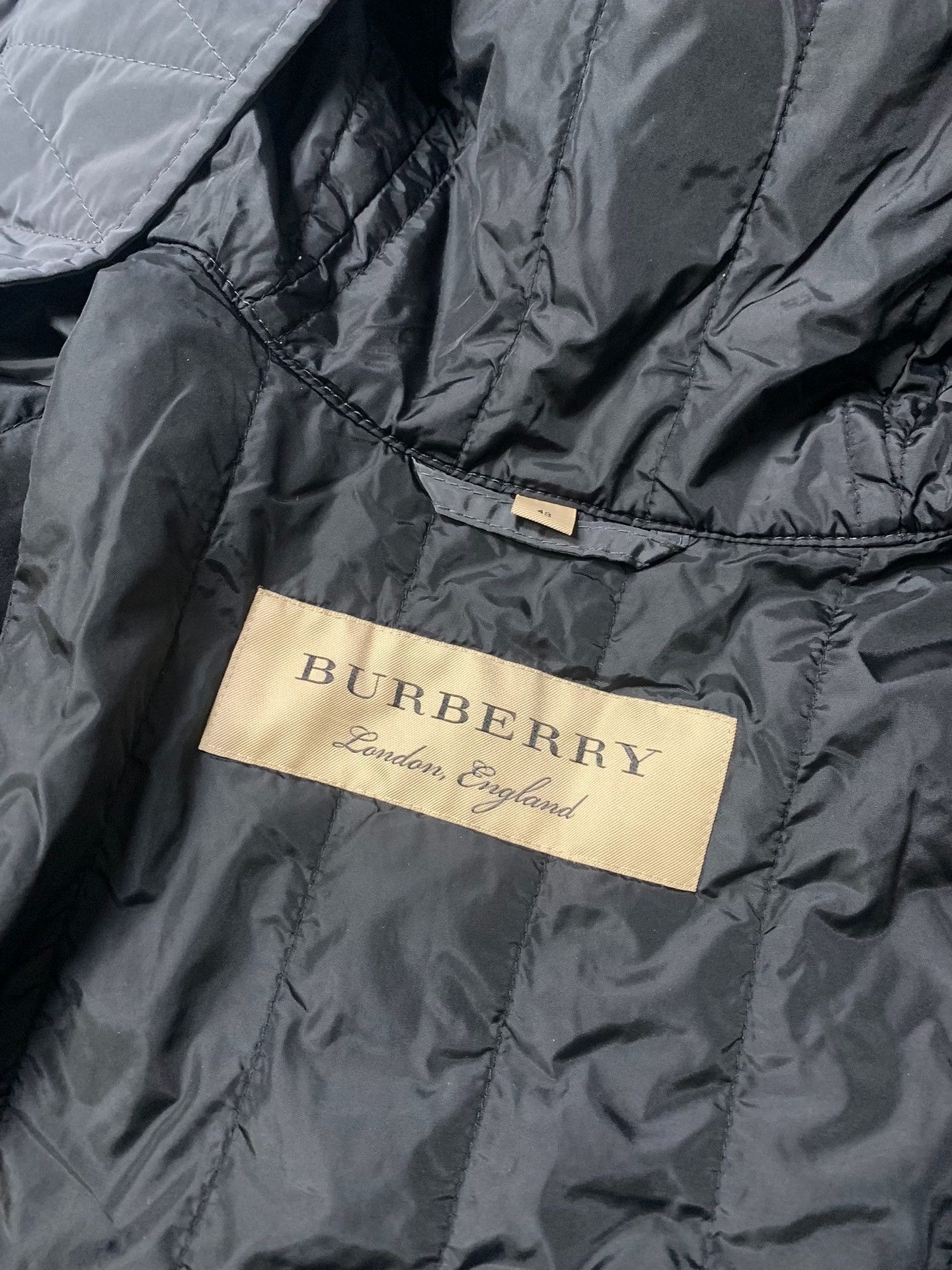 Burberry Burberry Metallic Nylon Long Fishtail Parka Size US M / EU 48-50 / 2 - 4 Thumbnail