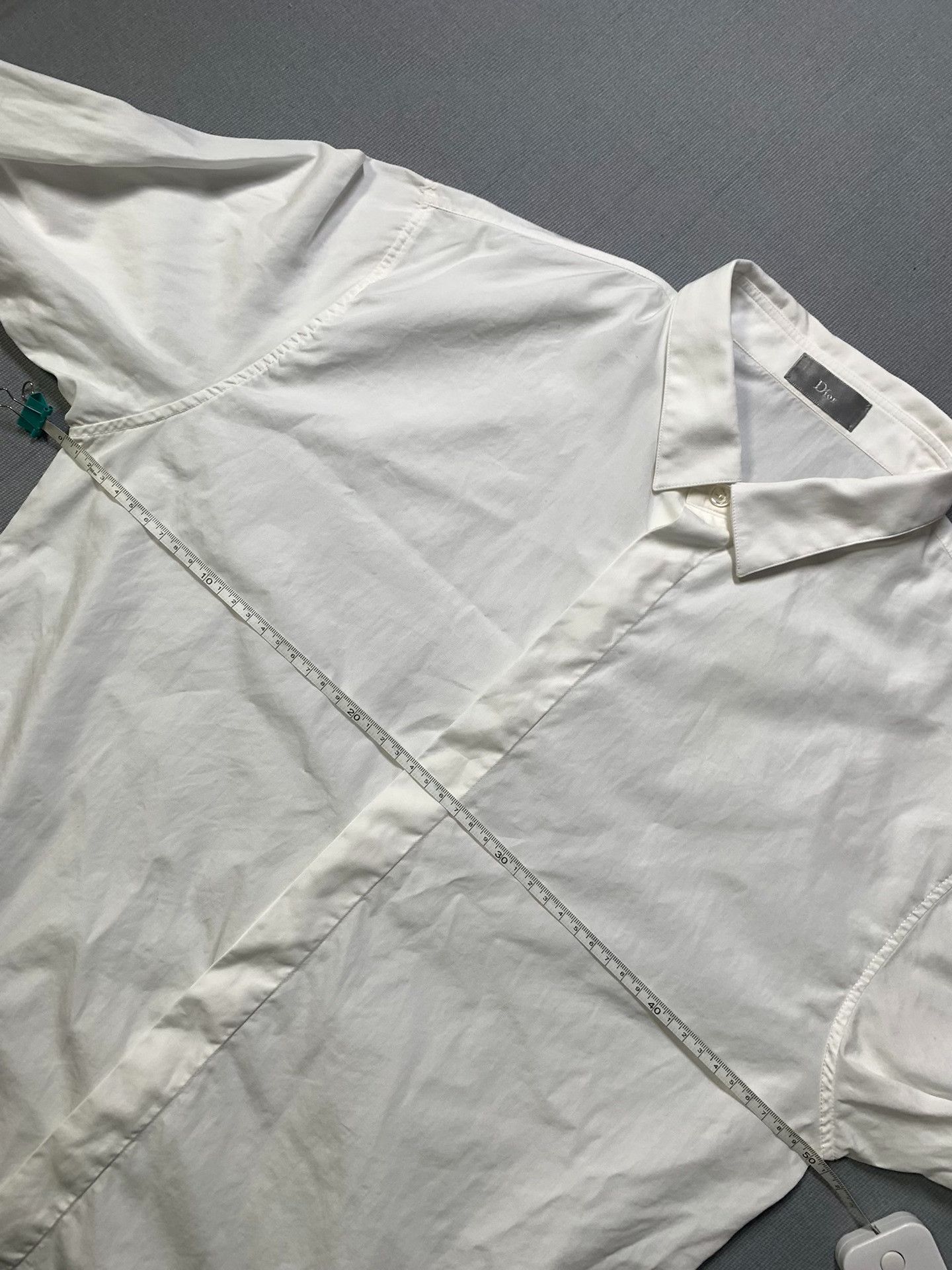 Dior Dior Bee Embroidery White Shirt Size US M / EU 48-50 / 2 - 8 Thumbnail