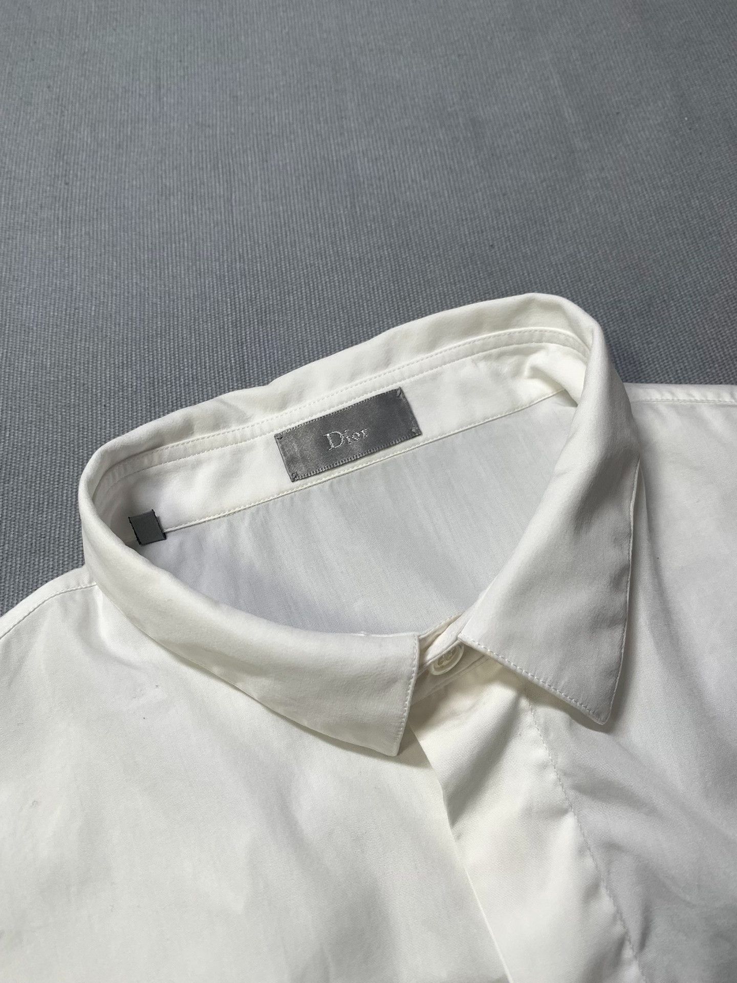 Dior Dior Bee Embroidery White Shirt Size US M / EU 48-50 / 2 - 4 Thumbnail