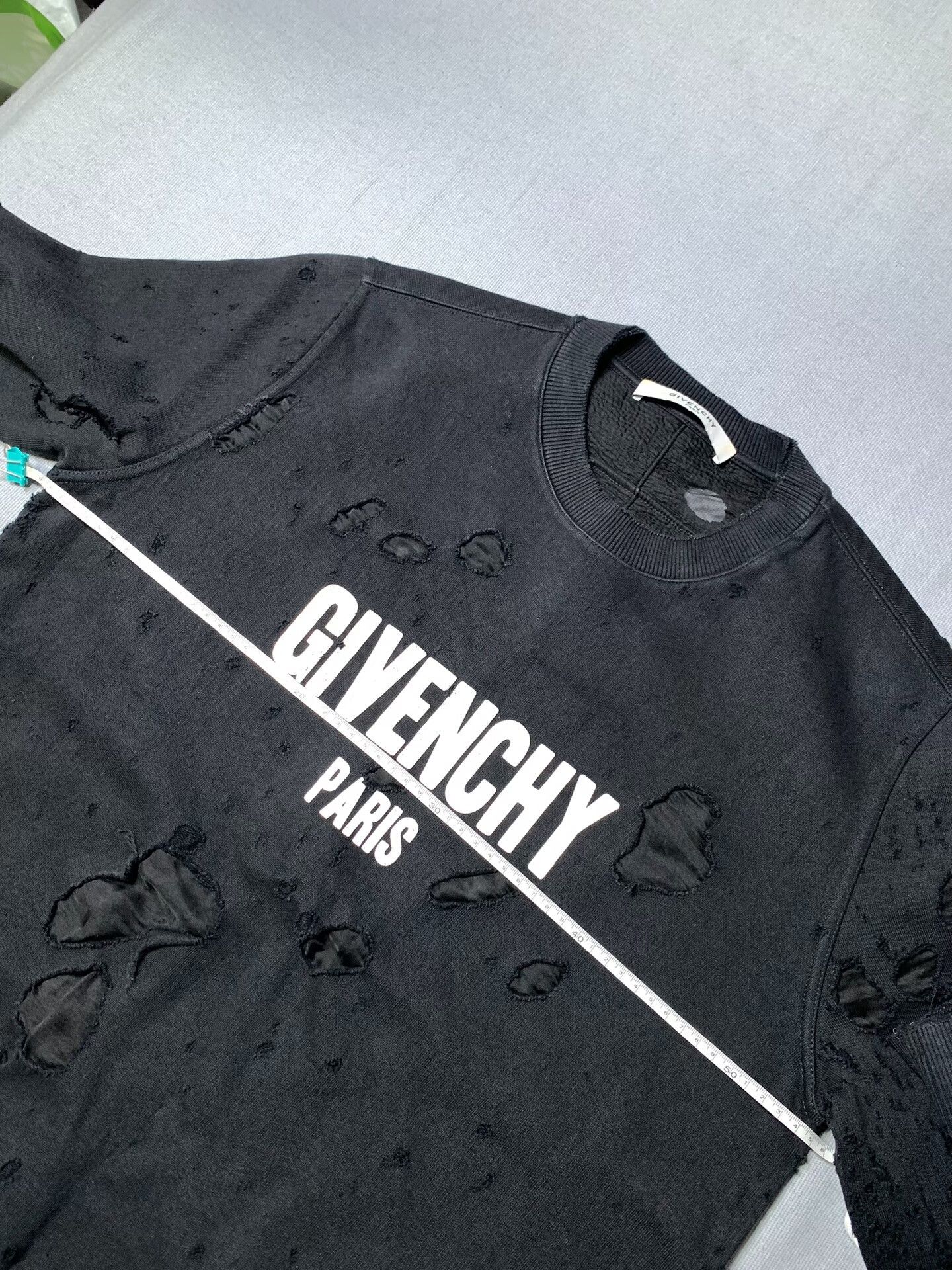 Givenchy Givenchy Double-Layer Distressed Sweatshirt Size US M / EU 48-50 / 2 - 6 Thumbnail