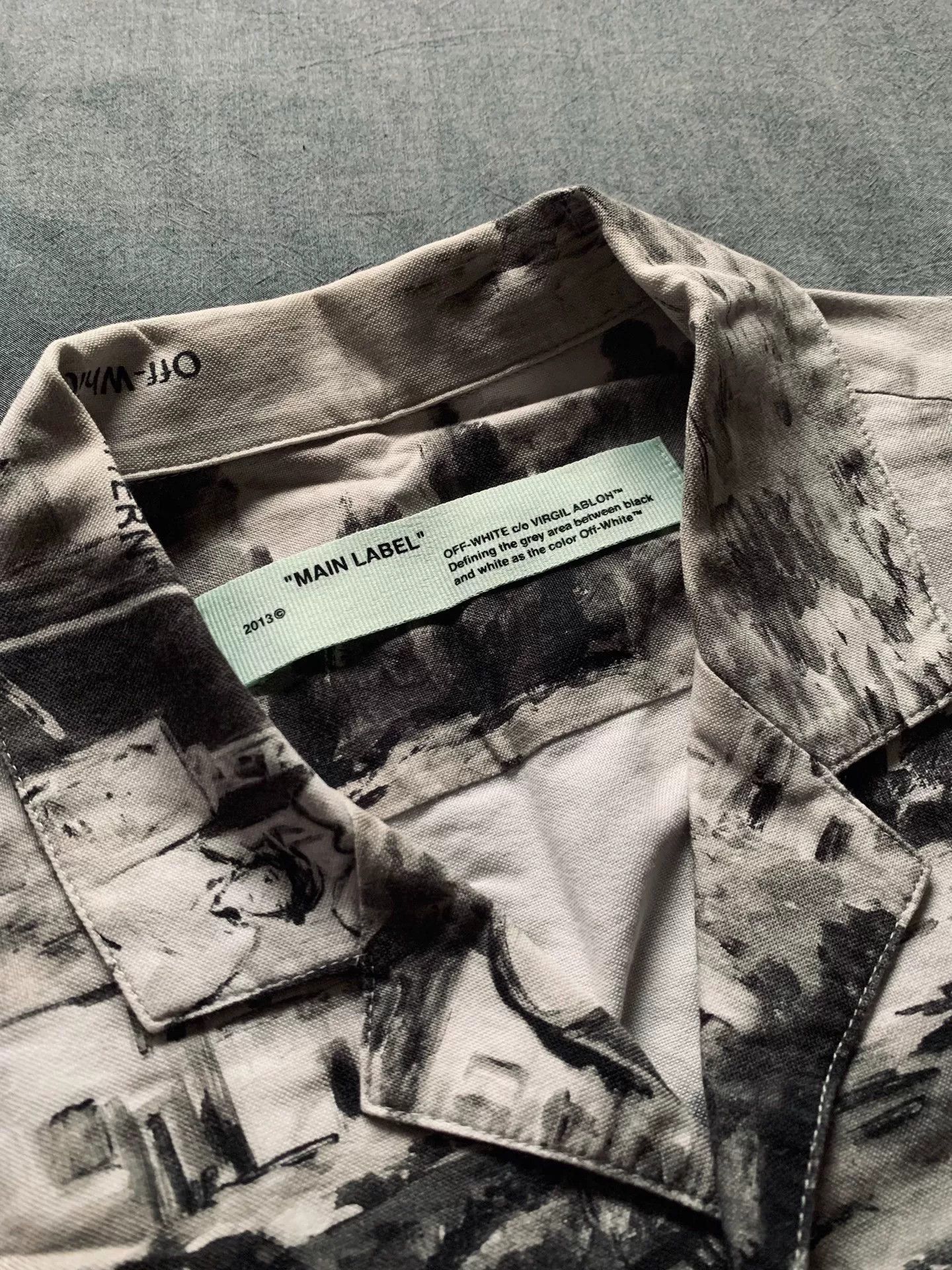 Off-White OFF-WHITE Oil Painting Print Short-Sleeve Shirt Size US M / EU 48-50 / 2 - 3 Thumbnail