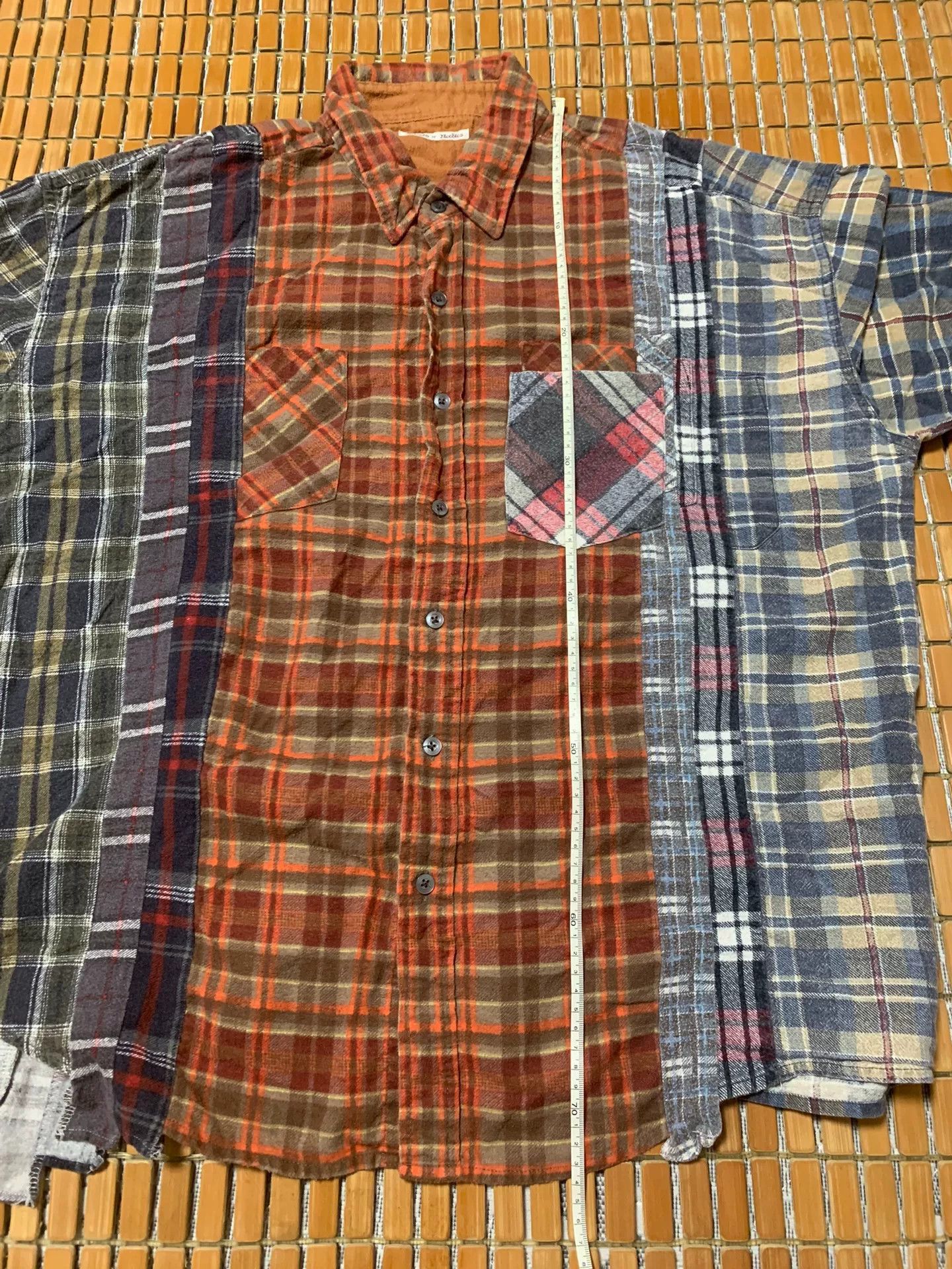 Needles needles Rebuild Patchwork Flannel Shirt Size US M / EU 48-50 / 2 - 8 Thumbnail