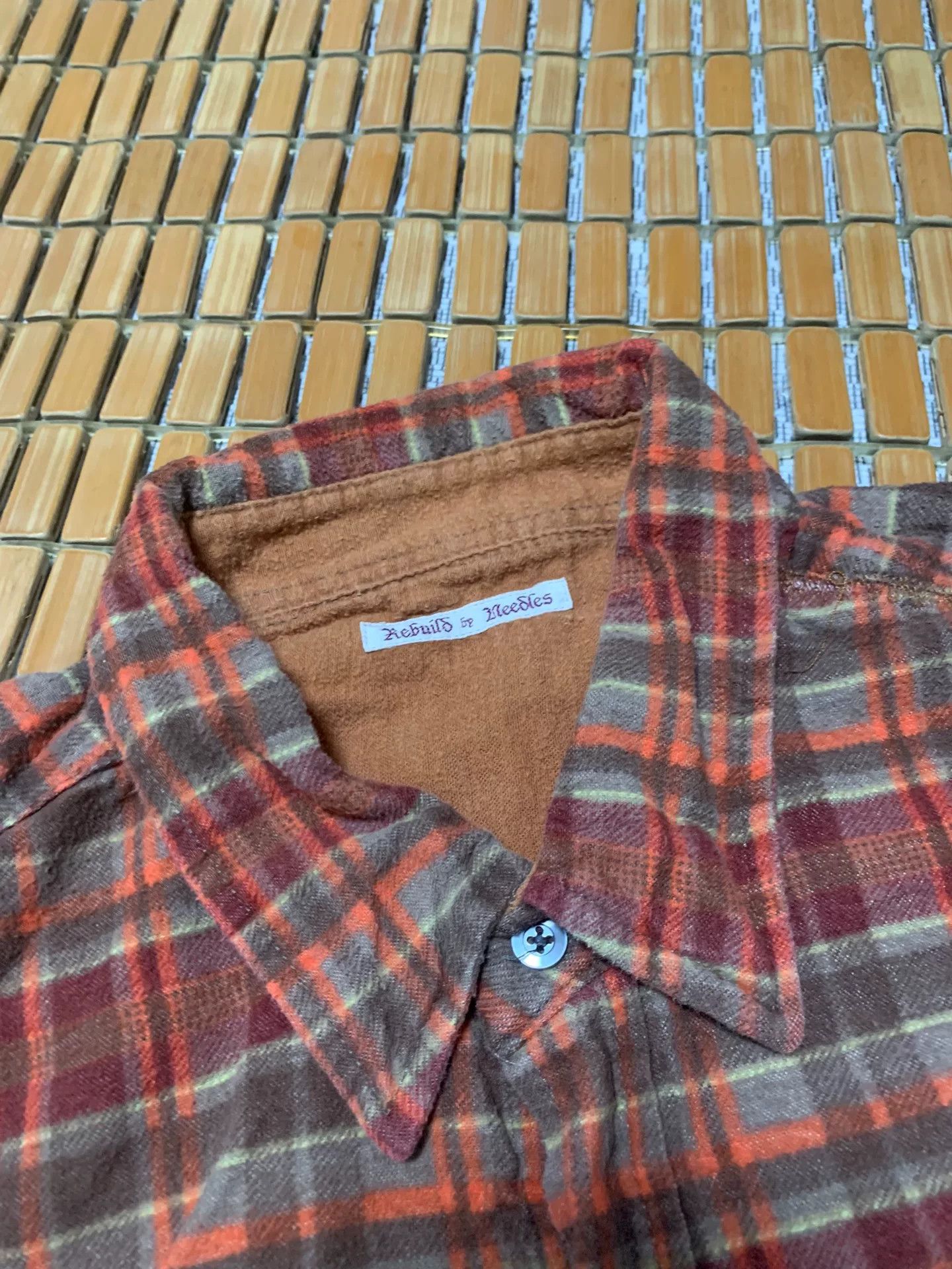 Needles needles Rebuild Patchwork Flannel Shirt Size US M / EU 48-50 / 2 - 2 Thumbnail