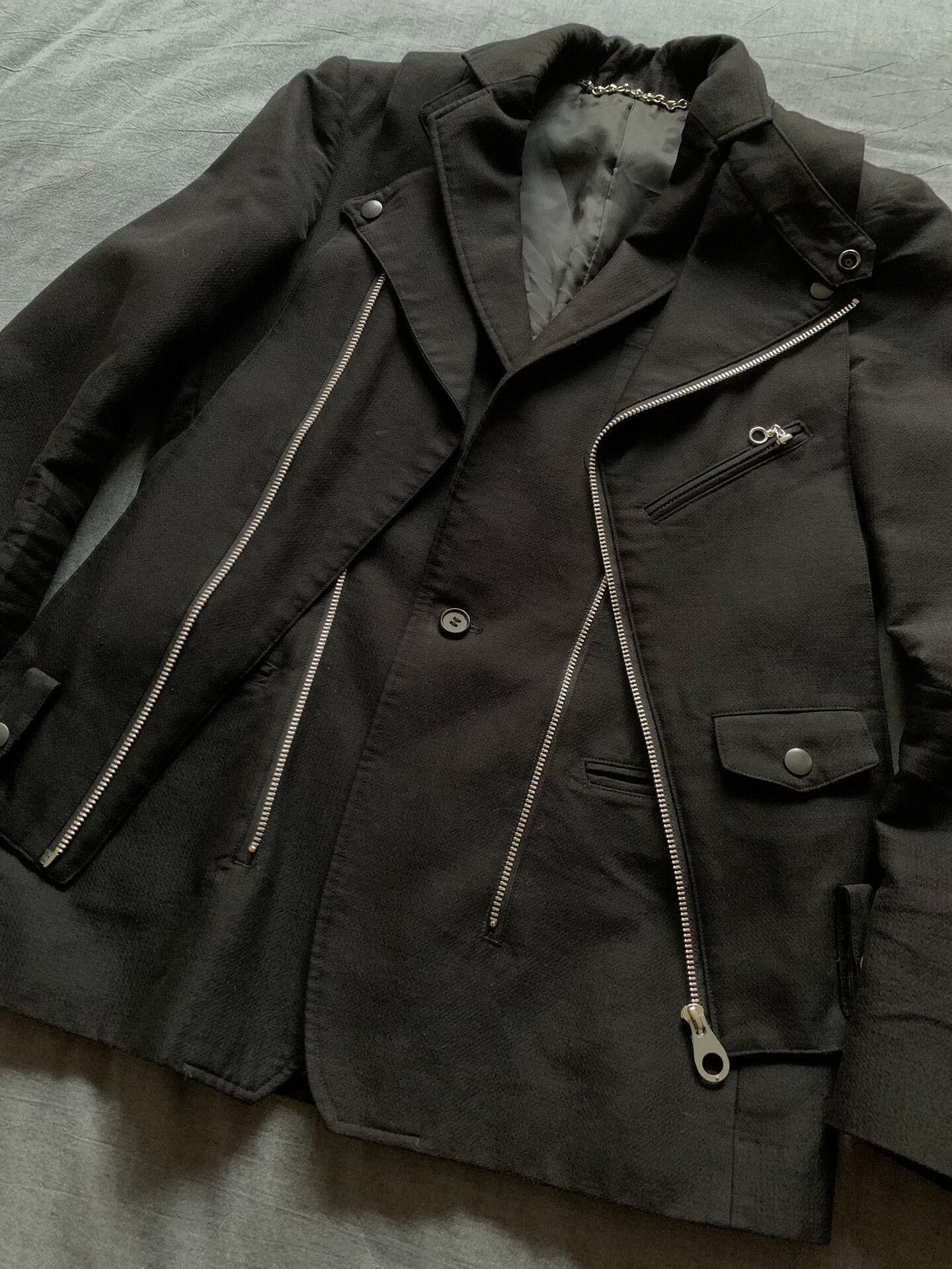 Maison MIHARA YASUHIRO Miharayasuhiro Detachable Wool Padded Jacket Size US M / EU 48-50 / 2 - 6 Thumbnail