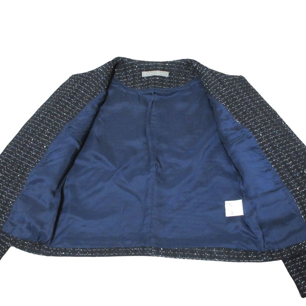 Theory Theory Theory luxe Tweed Collarless Jacket Textile Outerwear DUTY FREE for USA Size ONE SIZE - 6 Thumbnail