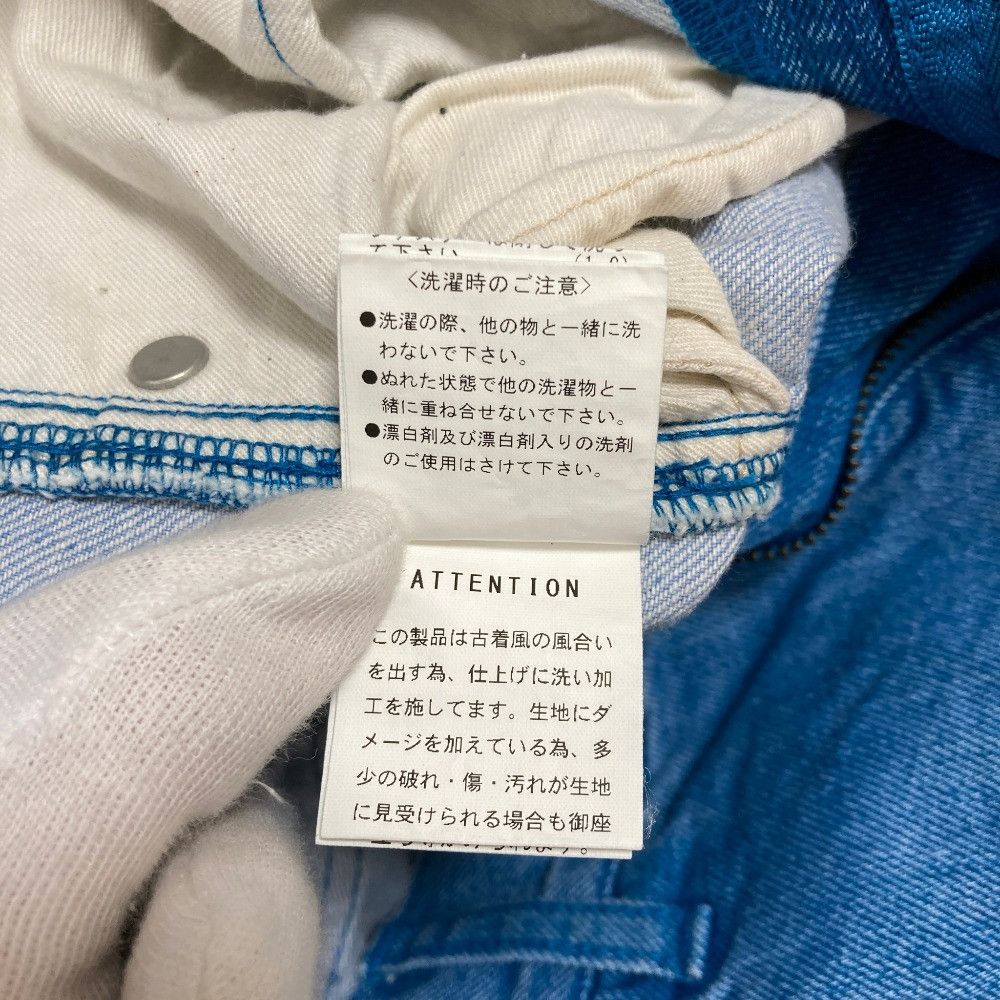 Hysteric Glamour Hysteric Glamour Hysteric Glamour KINKY Denim Wide Pants Textile Jeans 01241AP03 DUTY FREE for USA Size ONE SIZE - 10 Thumbnail