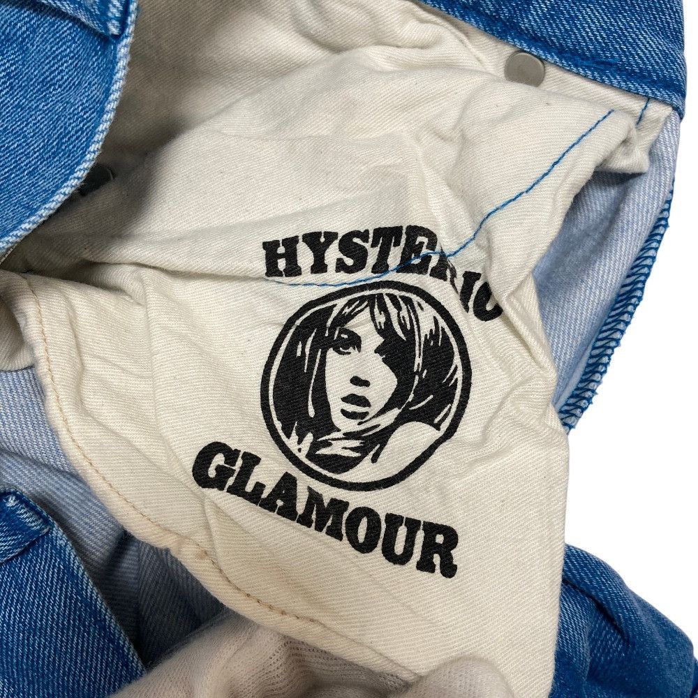 Hysteric Glamour Hysteric Glamour Hysteric Glamour KINKY Denim Wide Pants Textile Jeans 01241AP03 DUTY FREE for USA Size ONE SIZE - 6 Thumbnail