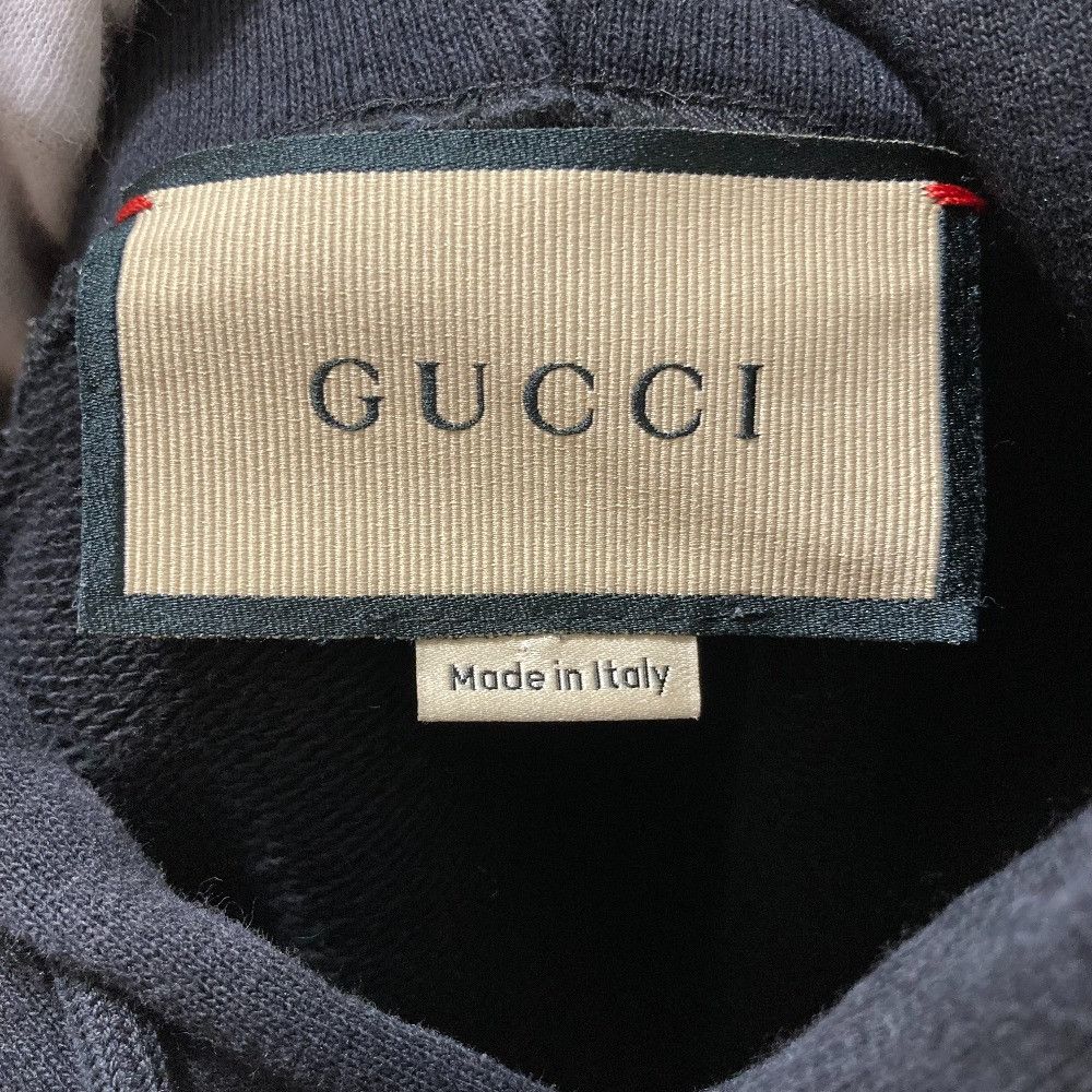 Gucci Gucci Gucci Geometric Logo Print Pullover Hoodie Textile Sweatshirts & Hoodies 681210 DUTY FREE for USA Size ONE SIZE - 5 Thumbnail