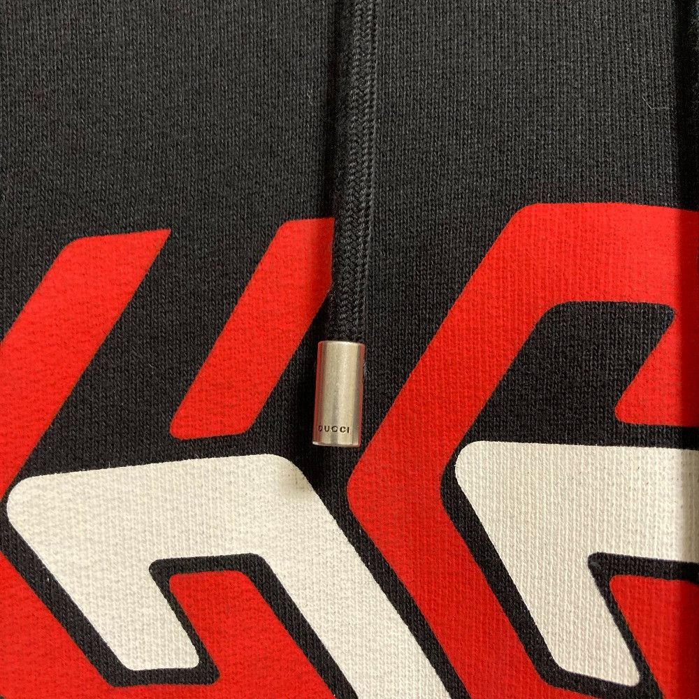 Gucci Gucci Gucci Geometric Logo Print Pullover Hoodie Textile Sweatshirts & Hoodies 681210 DUTY FREE for USA Size ONE SIZE - 4 Thumbnail