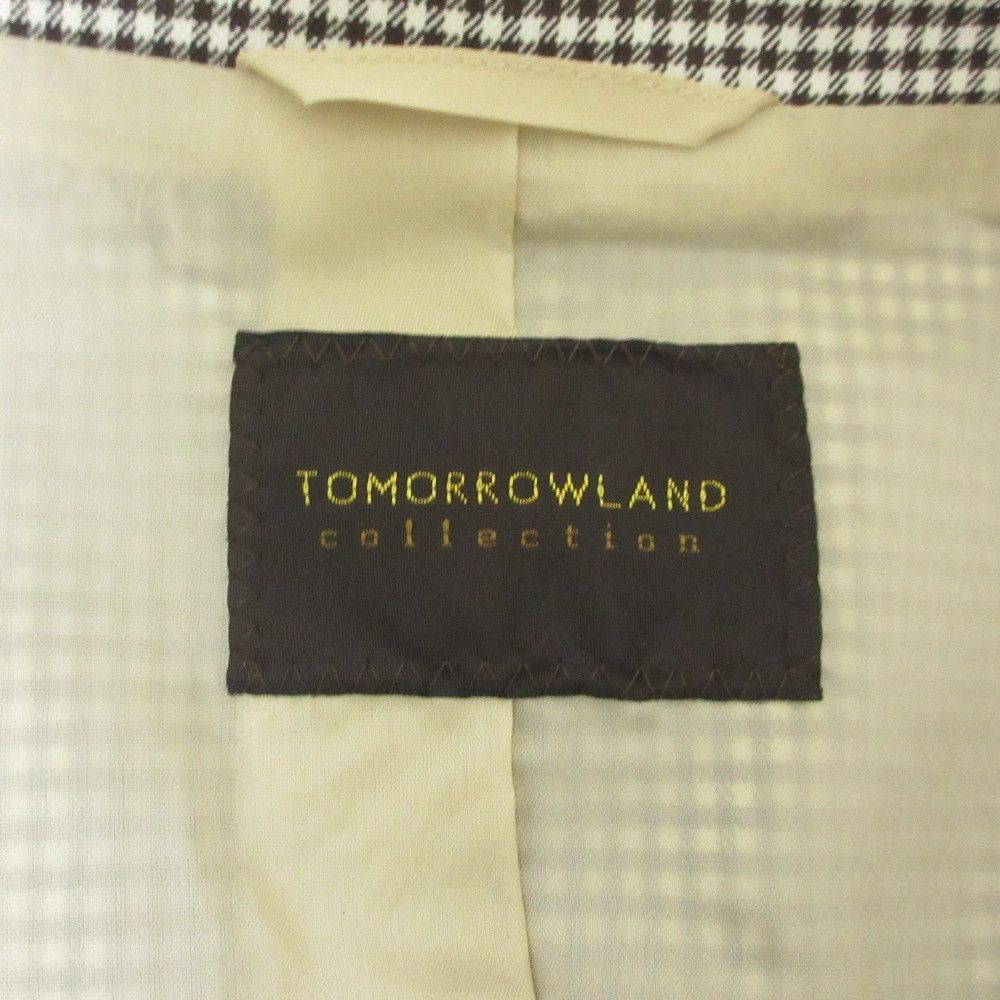 Other Other TOMORROWLAND collection Silky Gingham Check Double-breasted Gilet Textile Tops DUTY FREE for USA Size ONE SIZE - 3 Thumbnail