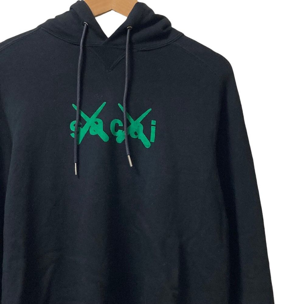 Sacai Sacai Sacai×KAWS Flock Print Hoodie Textile Sweatshirts & Hoodies 21-0286S DUTY FREE for USA Size ONE SIZE - 2 Thumbnail