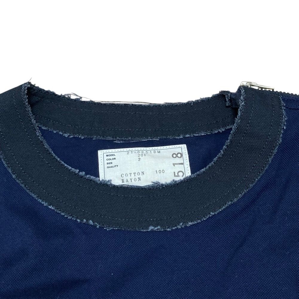 Sacai Sacai Sacai Cotton Jersey Pullover T-shirt Textile T-Shirts 21-02518M DUTY FREE for USA Size ONE SIZE - 7 Thumbnail