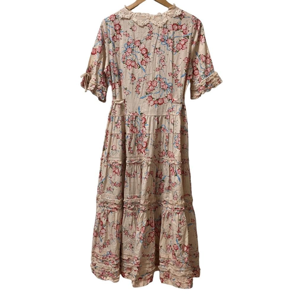 Other Other PINK HOUSE Graceful Rose Print Long Dress Textile Dresses A2103FAY653 DUTY FREE for USA Size ONE SIZE - 4 Thumbnail