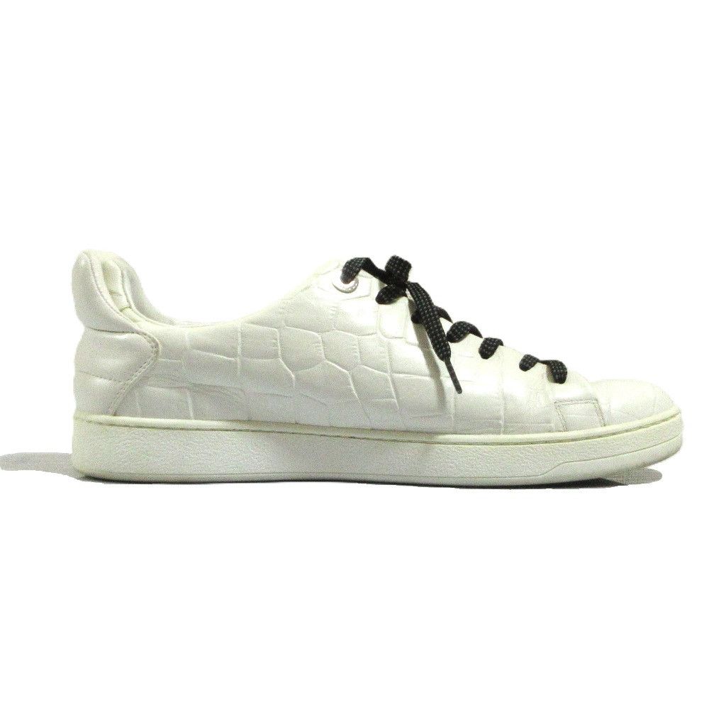 Louis Vuitton Louis Vuitton Louis Vuitton Frontrow Line Croco Emboss Leather Sneakers Leather Shoes DUTY FREE for USA Size ONE SIZE - 3 Thumbnail