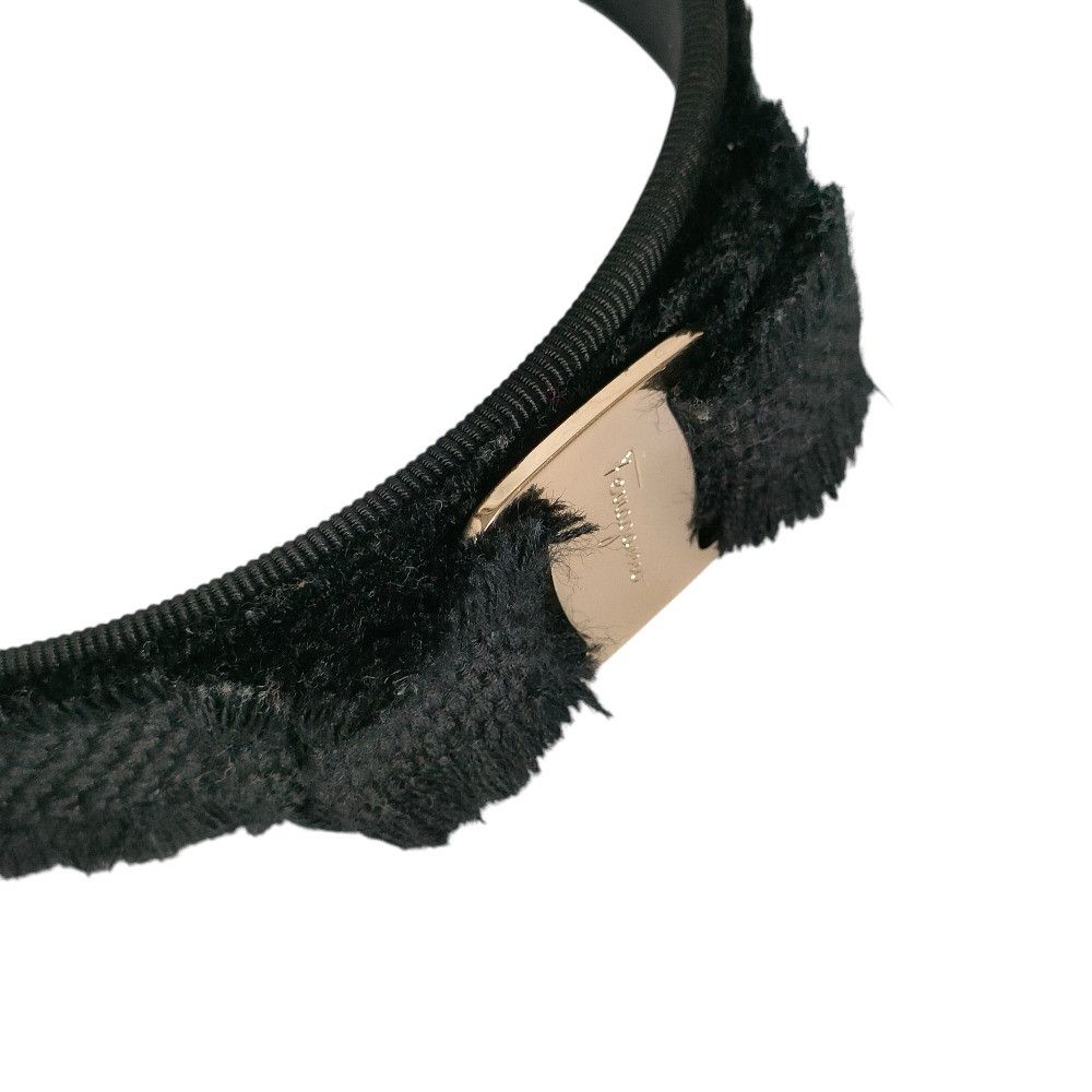Salvatore Ferragamo Salvatore Ferragamo Salvatore Ferragamo Vara Ribbon Fringe Headband Hair Accessory Textile Other DUTY FREE for USA Size ONE SIZE - 3 Thumbnail